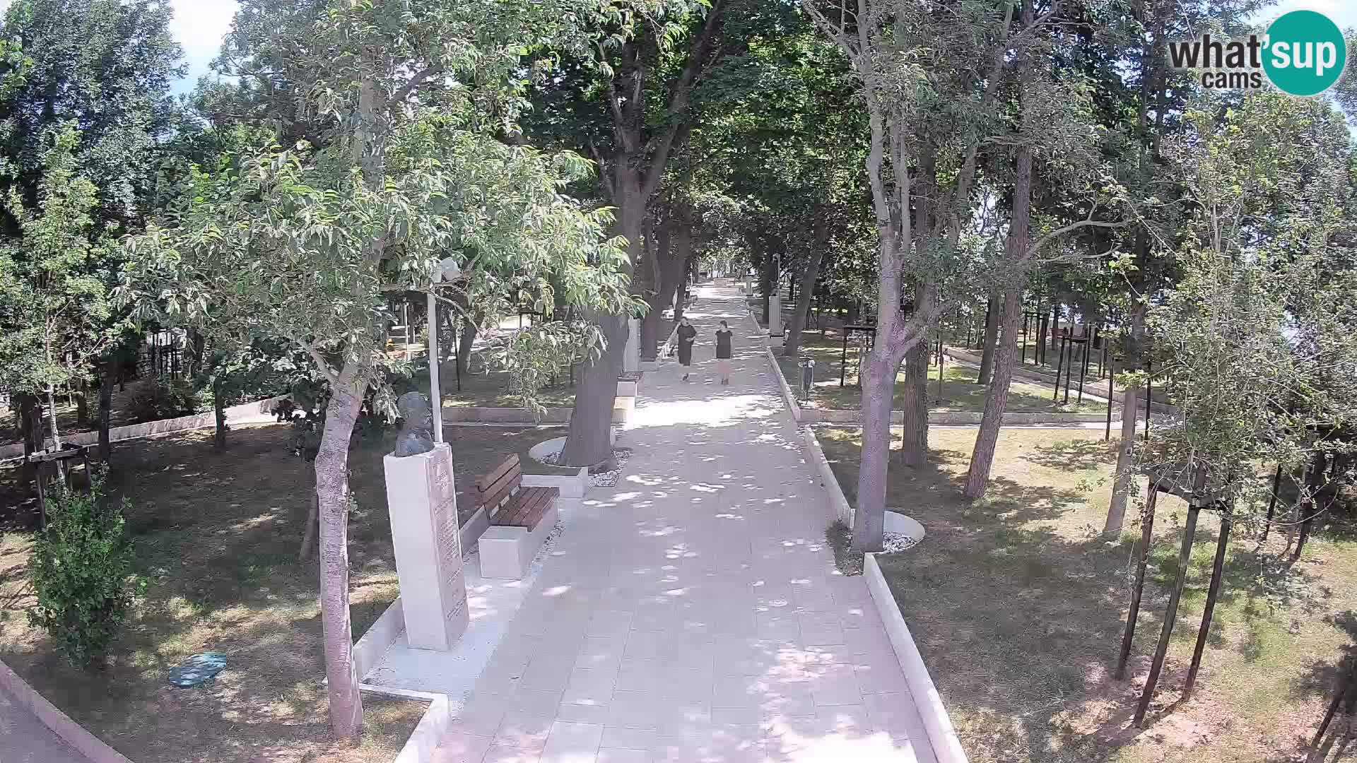 Writers’ Park Webcam Senj – Live by the Sea