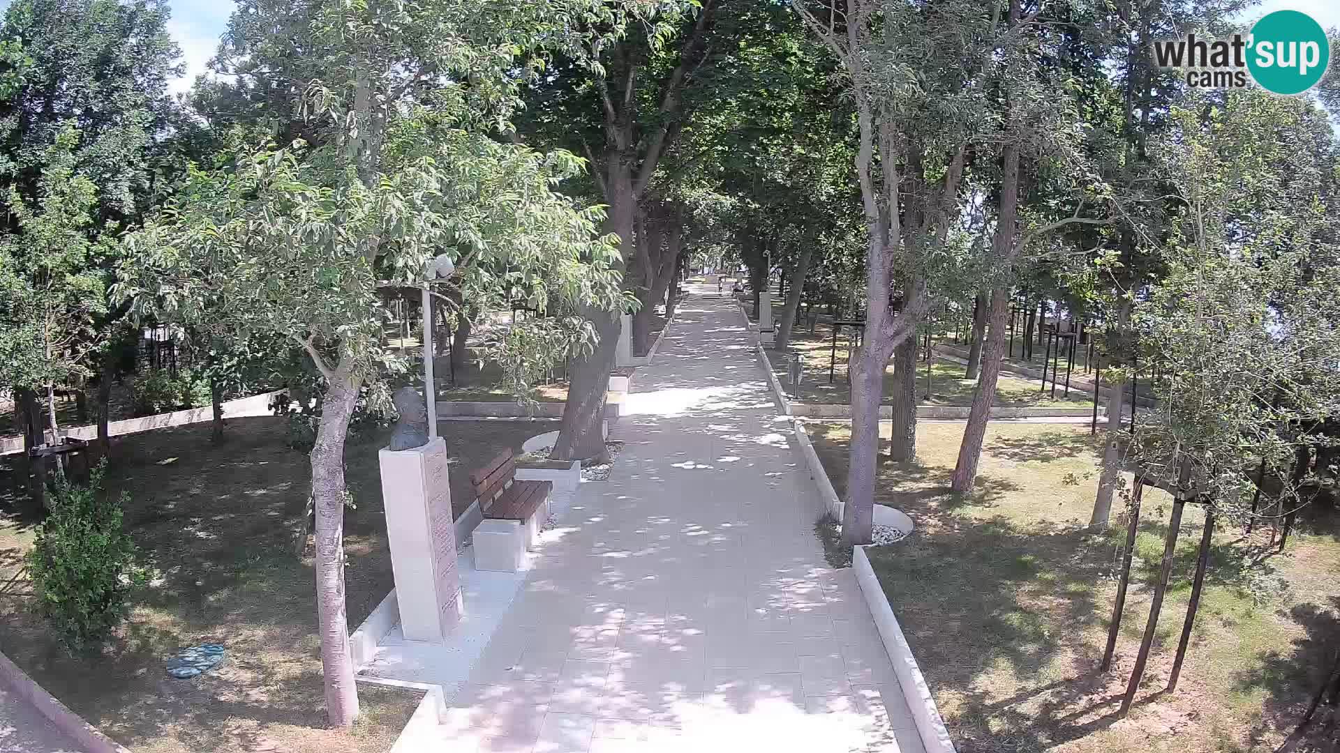 Writers’ Park Webcam Senj – Live by the Sea