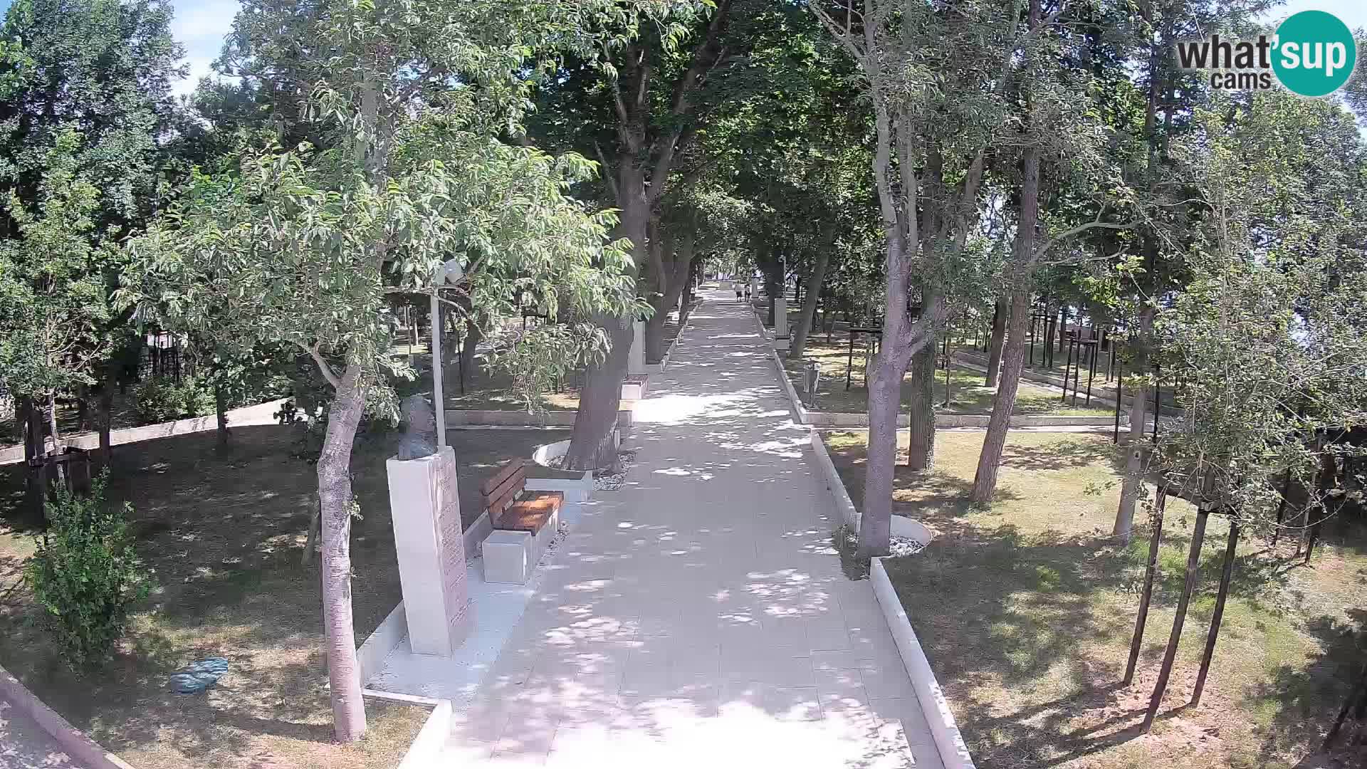 Writers’ Park Webcam Senj – Live by the Sea