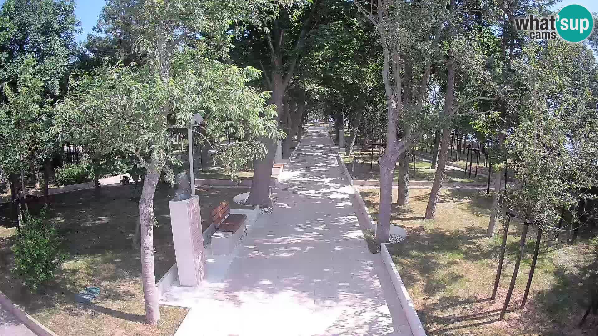 Writers’ Park Webcam Senj – Live by the Sea