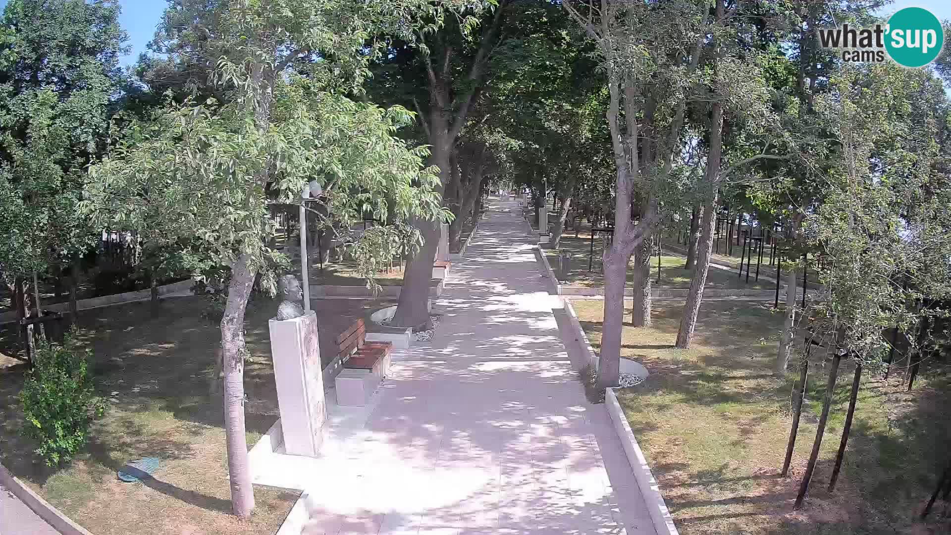 Writers’ Park Webcam Senj – Live by the Sea