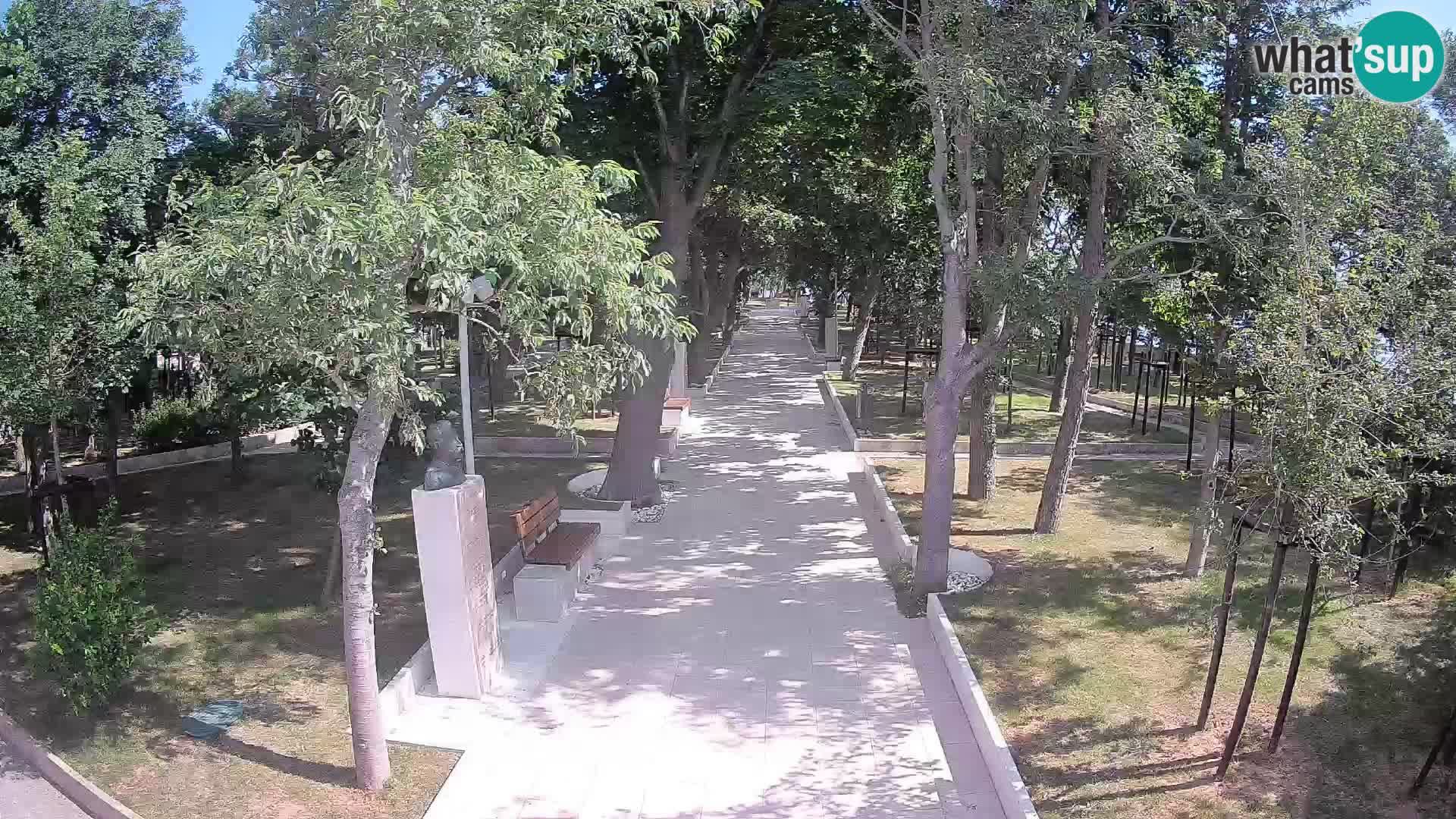 Writers’ Park Webcam Senj – Live by the Sea