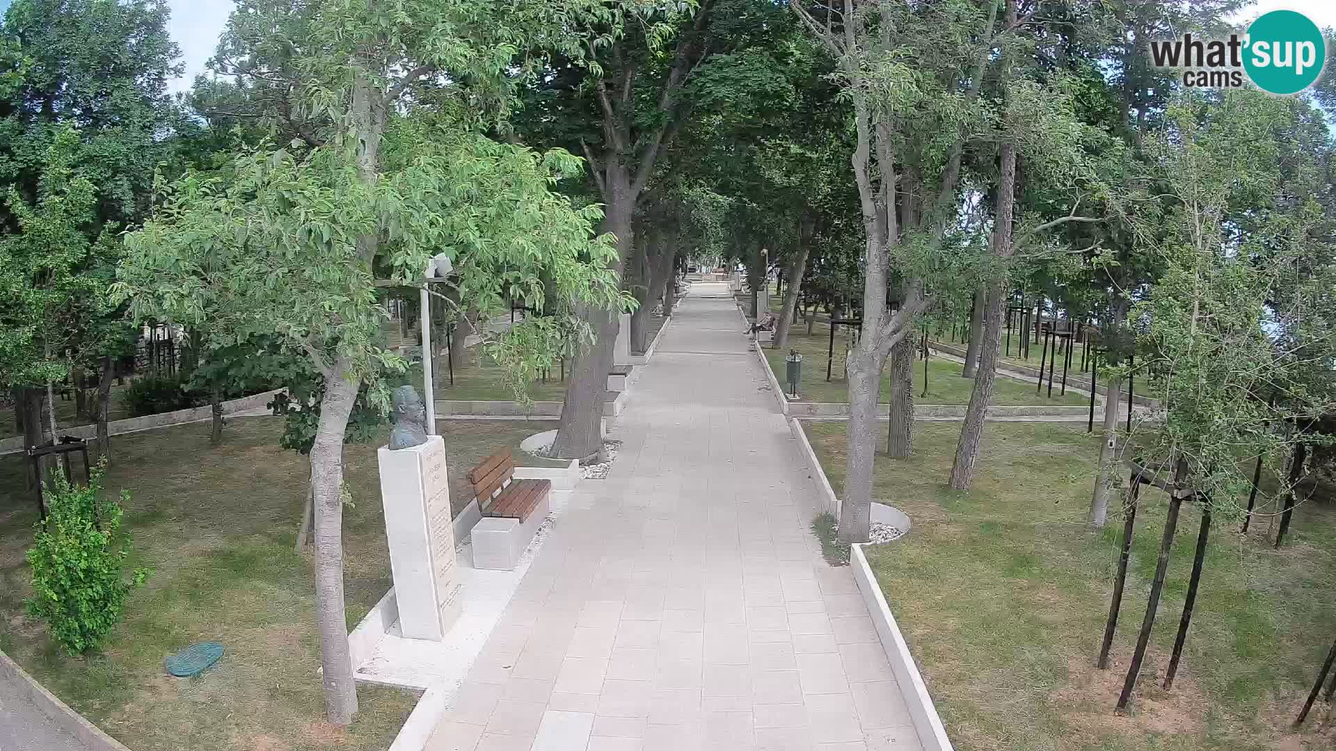 Writers’ Park Webcam Senj – Live by the Sea