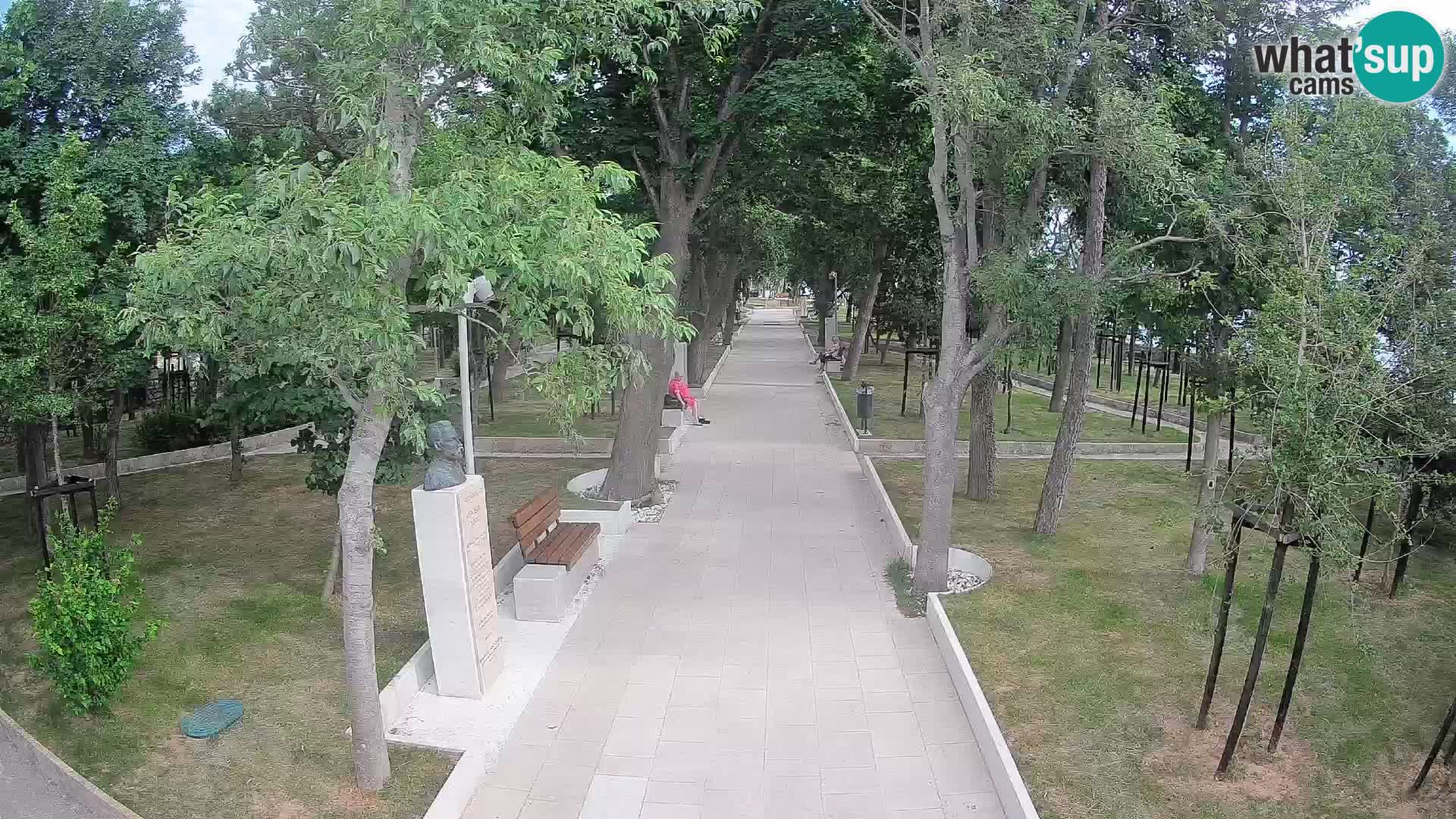 Writers’ Park Webcam Senj – Live by the Sea
