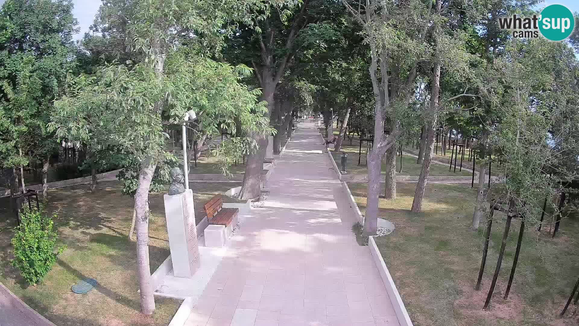 Writers’ Park Webcam Senj – Live by the Sea