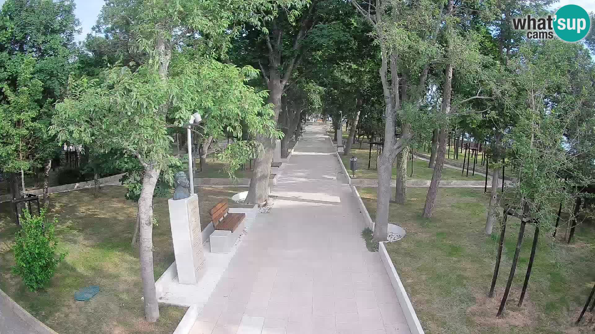 Writers’ Park Webcam Senj – Live by the Sea