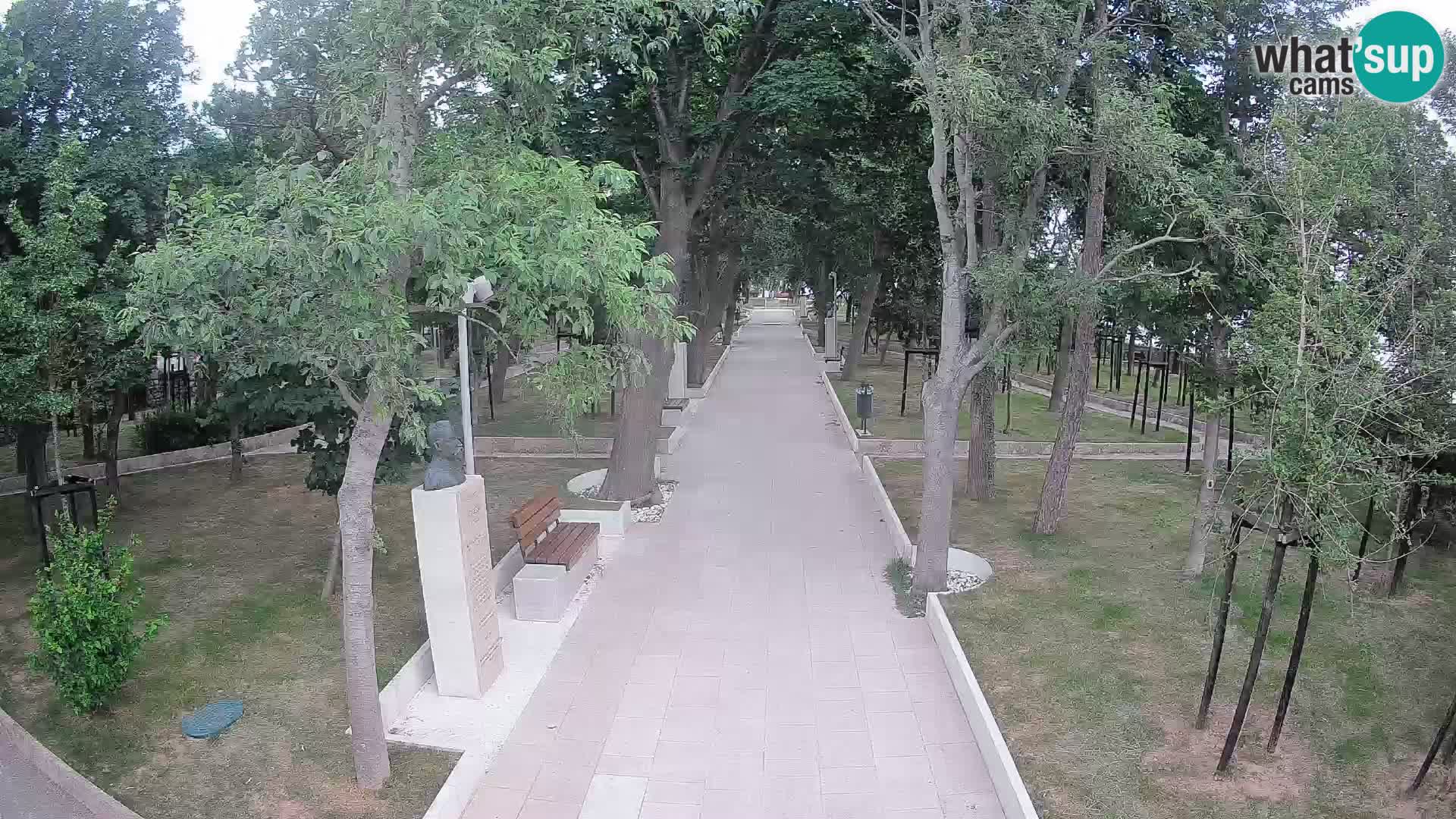Writers’ Park Webcam Senj – Live by the Sea