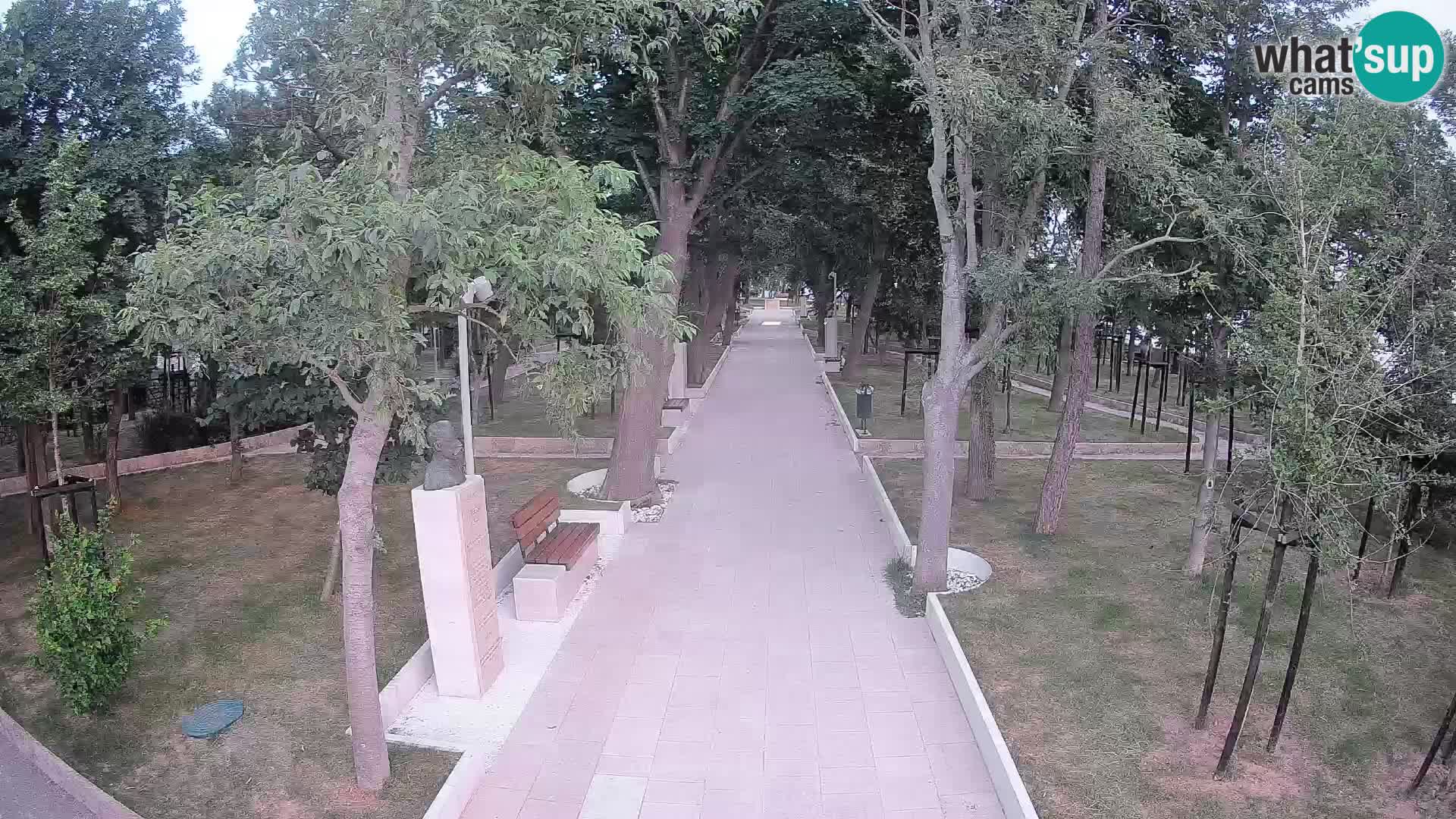 Writers’ Park Webcam Senj – Live by the Sea