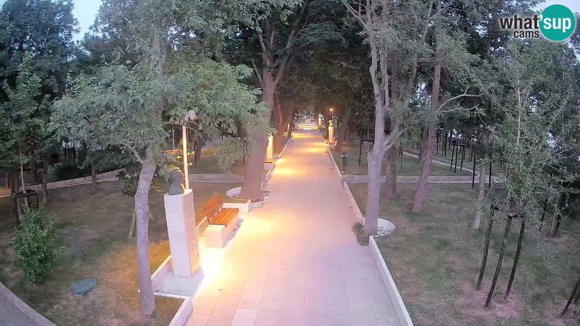 Writers’ Park Webcam Senj – Live by the Sea