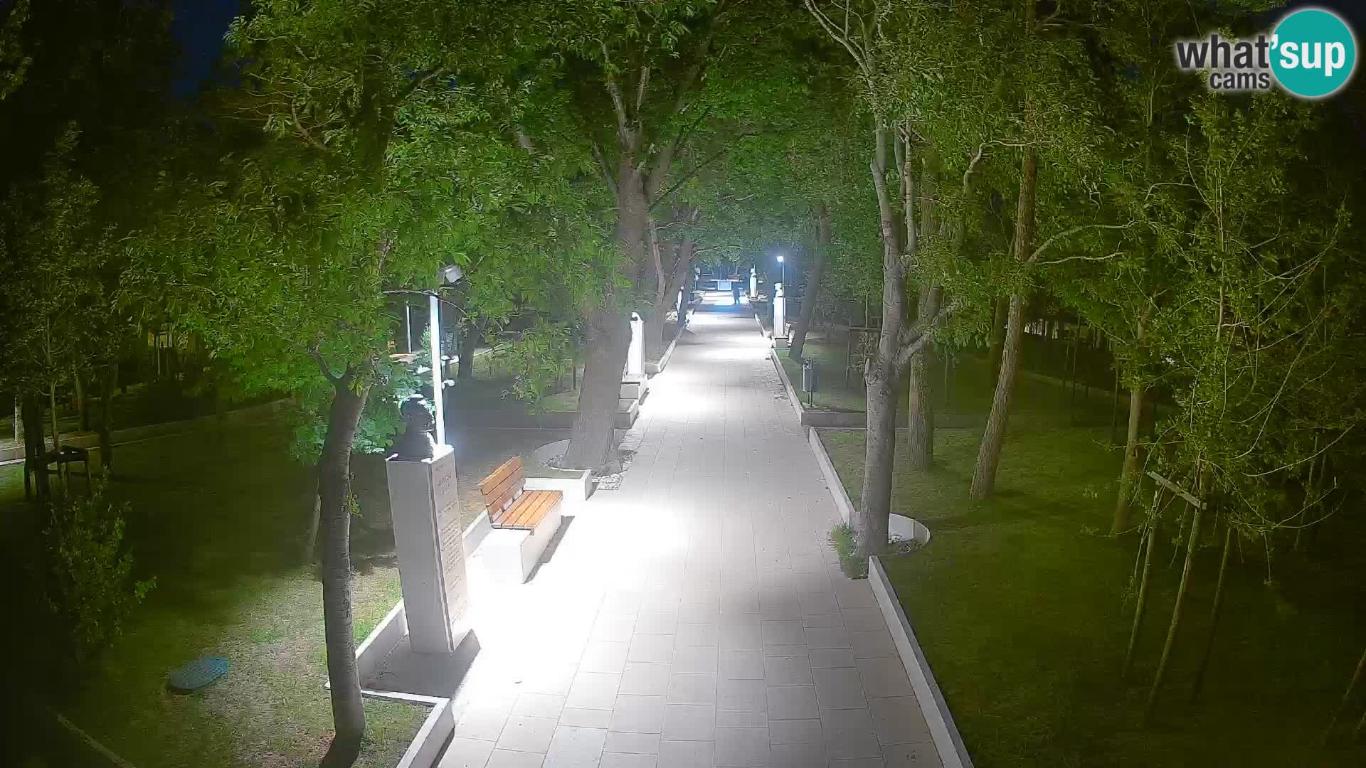 Writers’ Park Webcam Senj – Live by the Sea