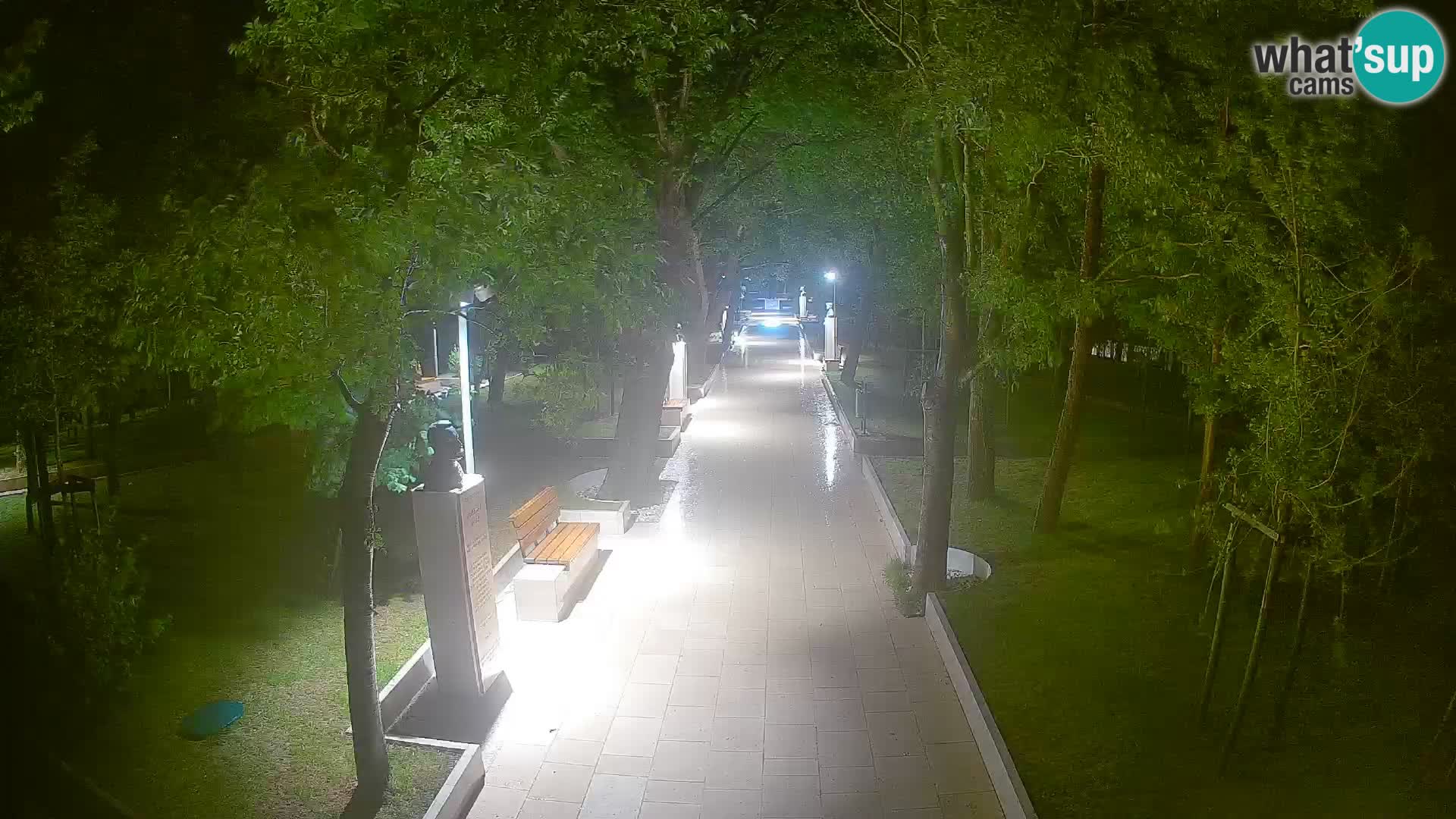 Writers’ Park Webcam Senj – Live by the Sea