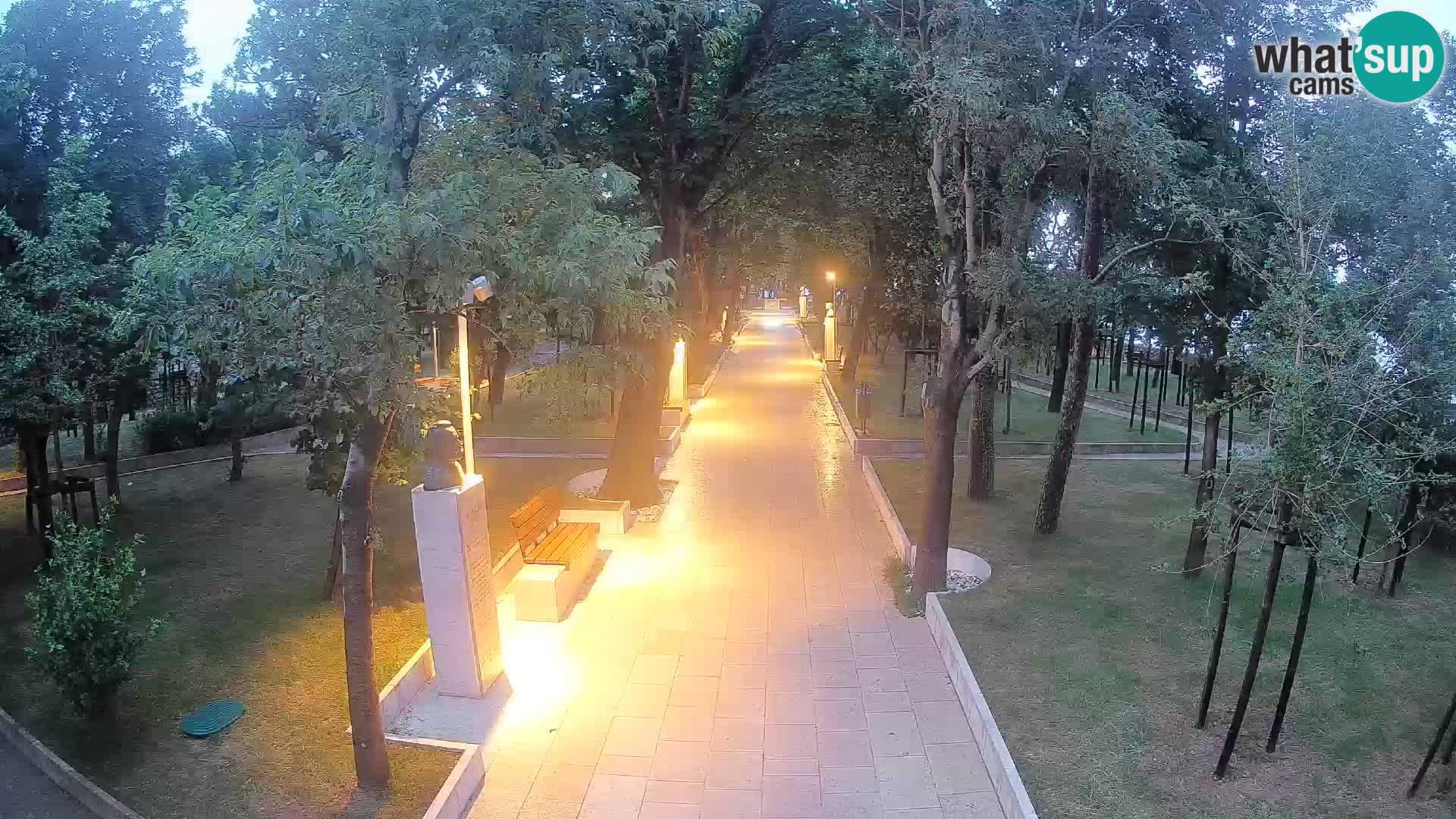 Writers’ Park Webcam Senj – Live by the Sea