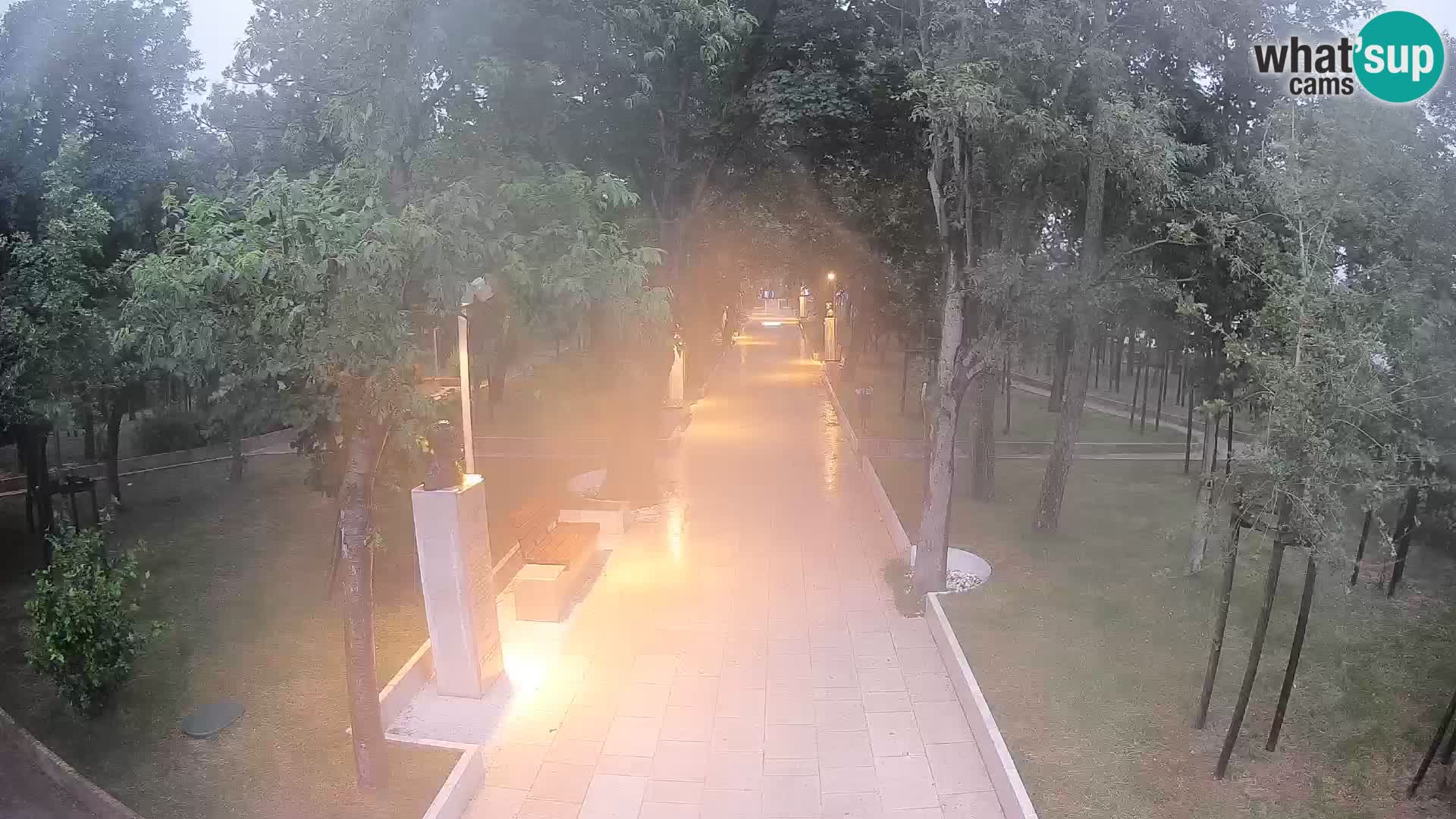 Writers’ Park Webcam Senj – Live by the Sea