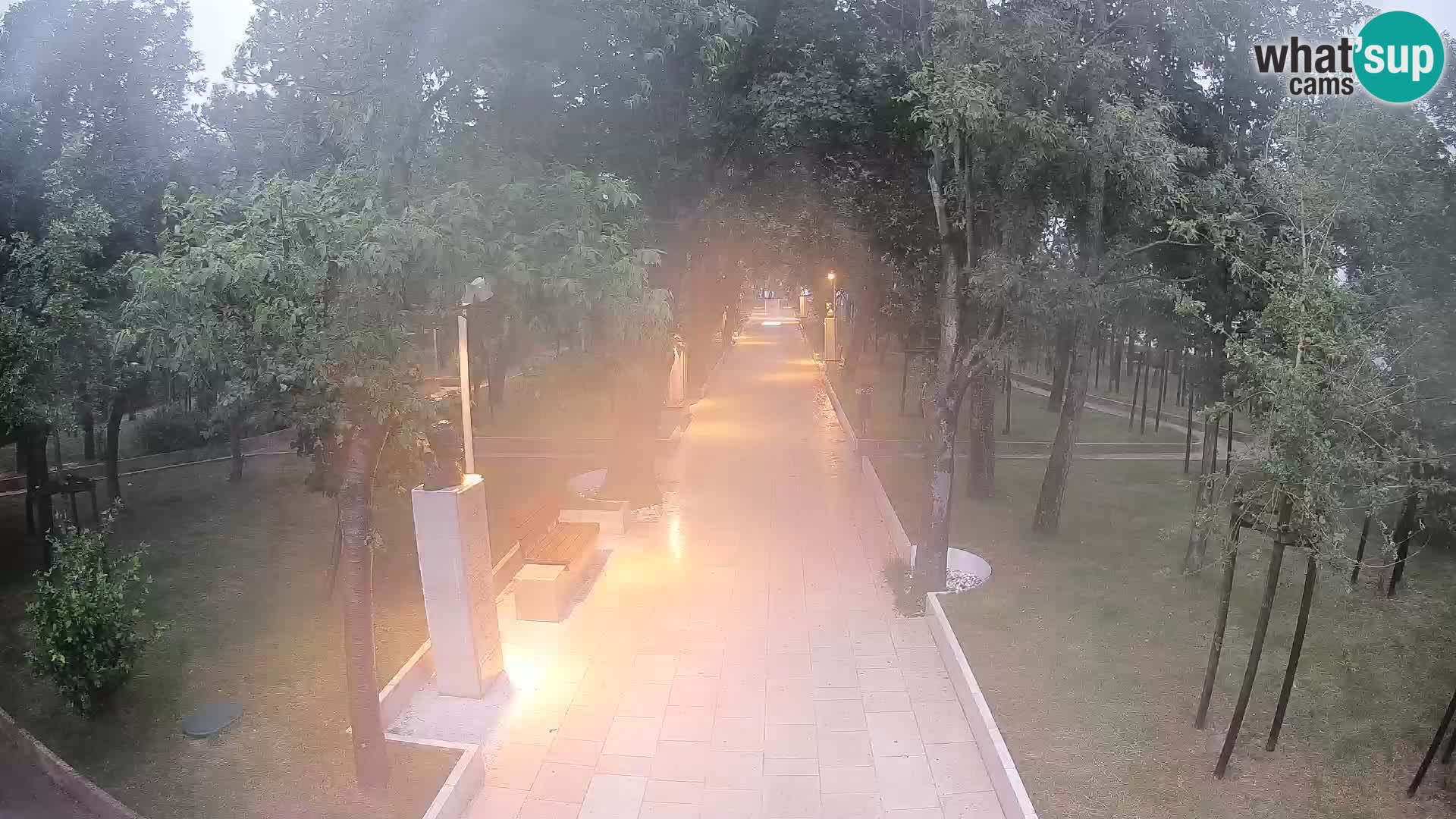 Writers’ Park Webcam Senj – Live by the Sea