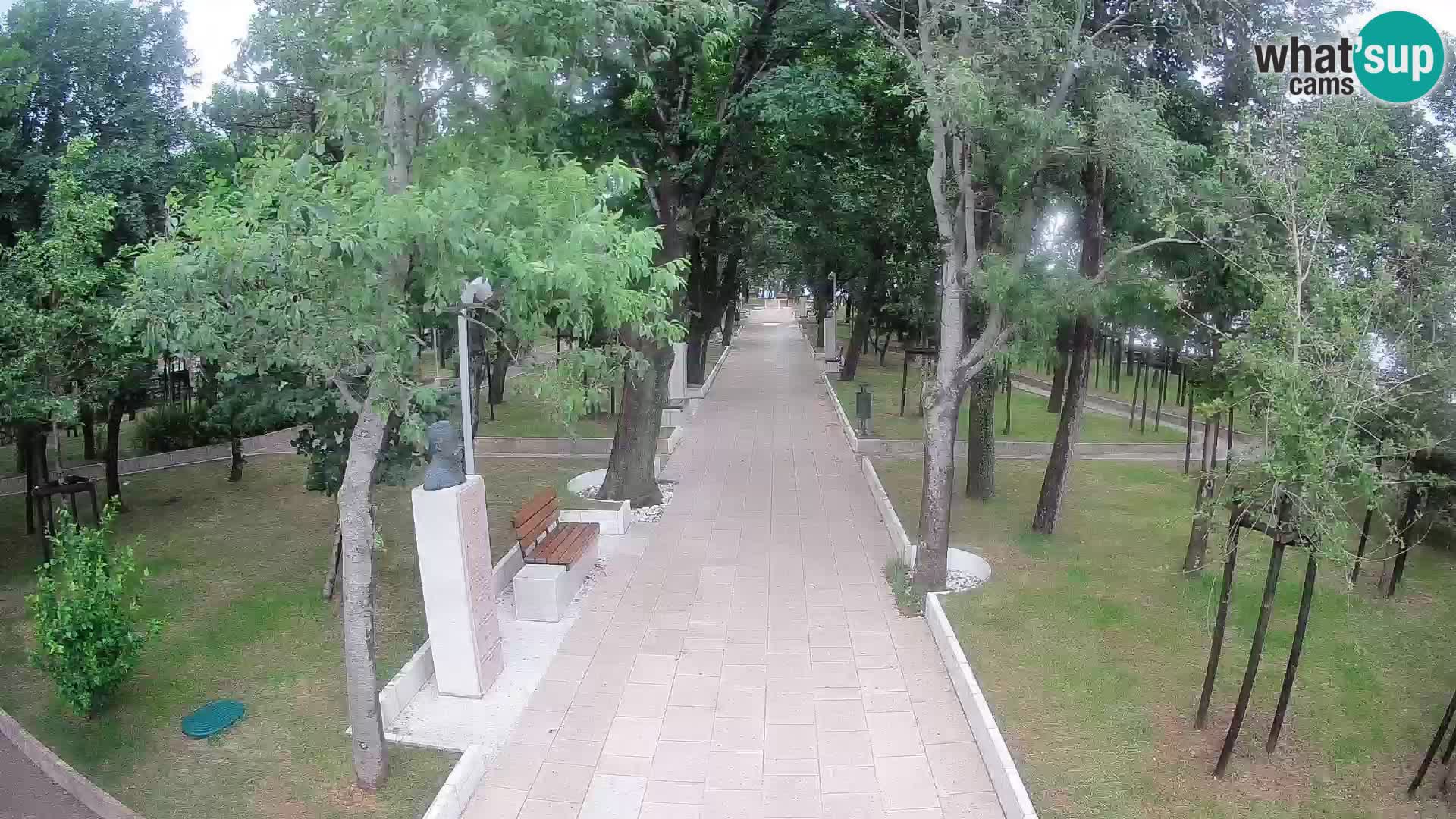 Writers’ Park Webcam Senj – Live by the Sea