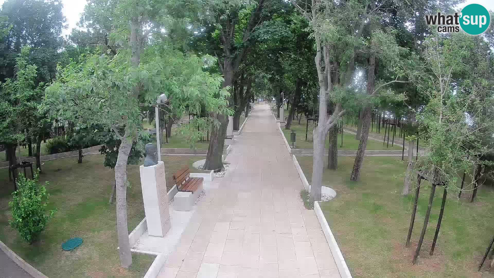 Writers’ Park Webcam Senj – Live by the Sea