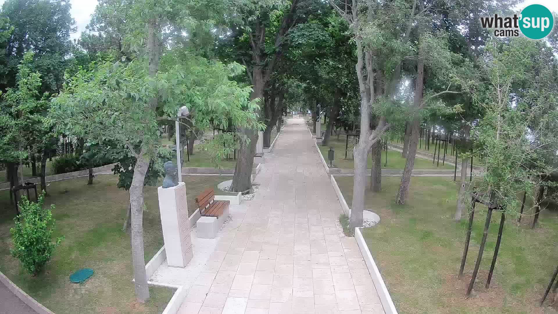 Writers’ Park Webcam Senj – Live by the Sea
