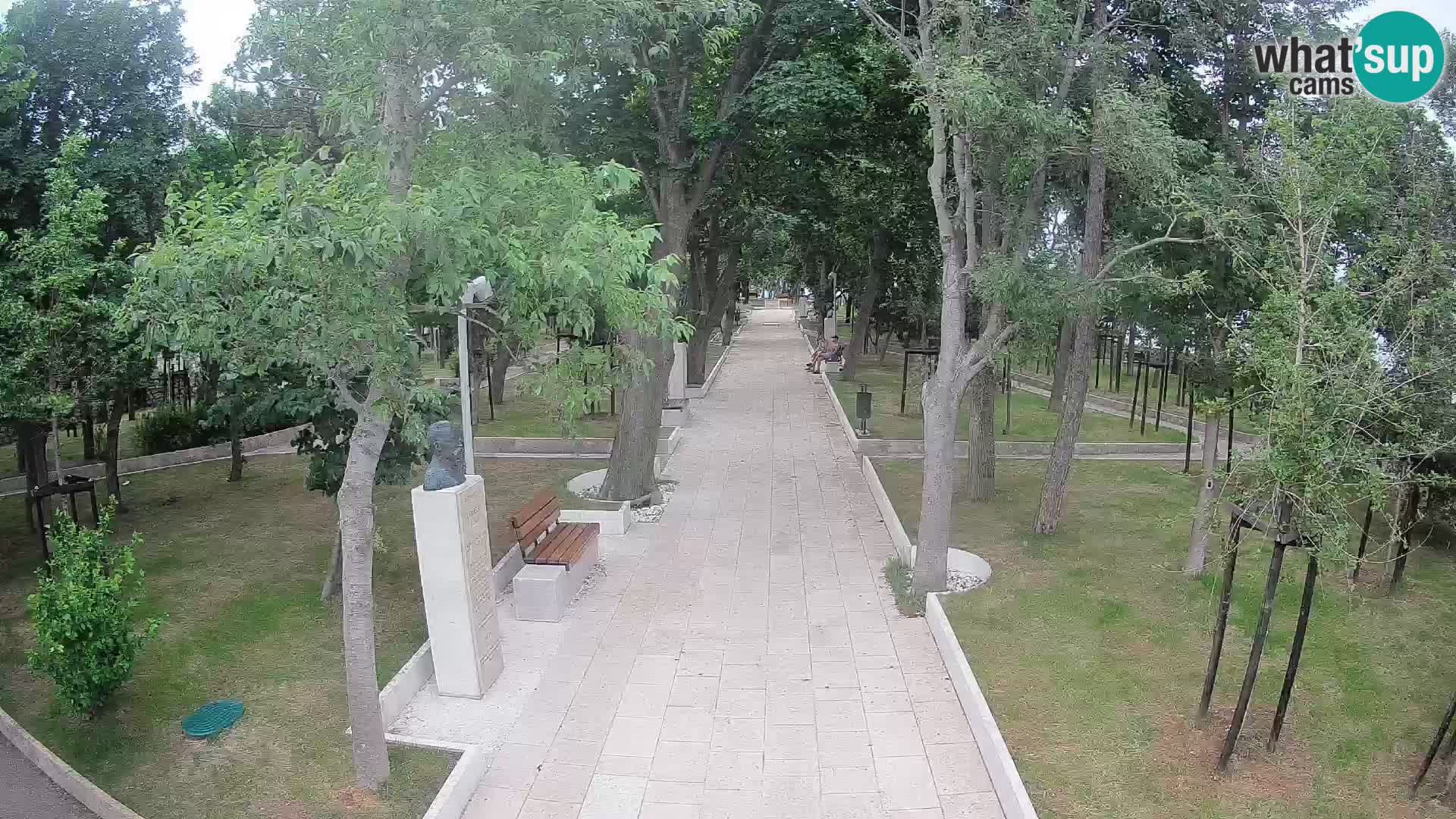 Webcam Schriftstellerpark Senj – Live am Meer