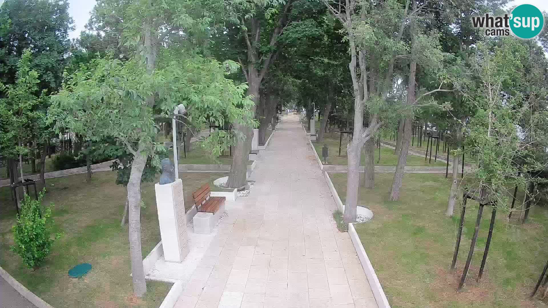 Writers’ Park Webcam Senj – Live by the Sea