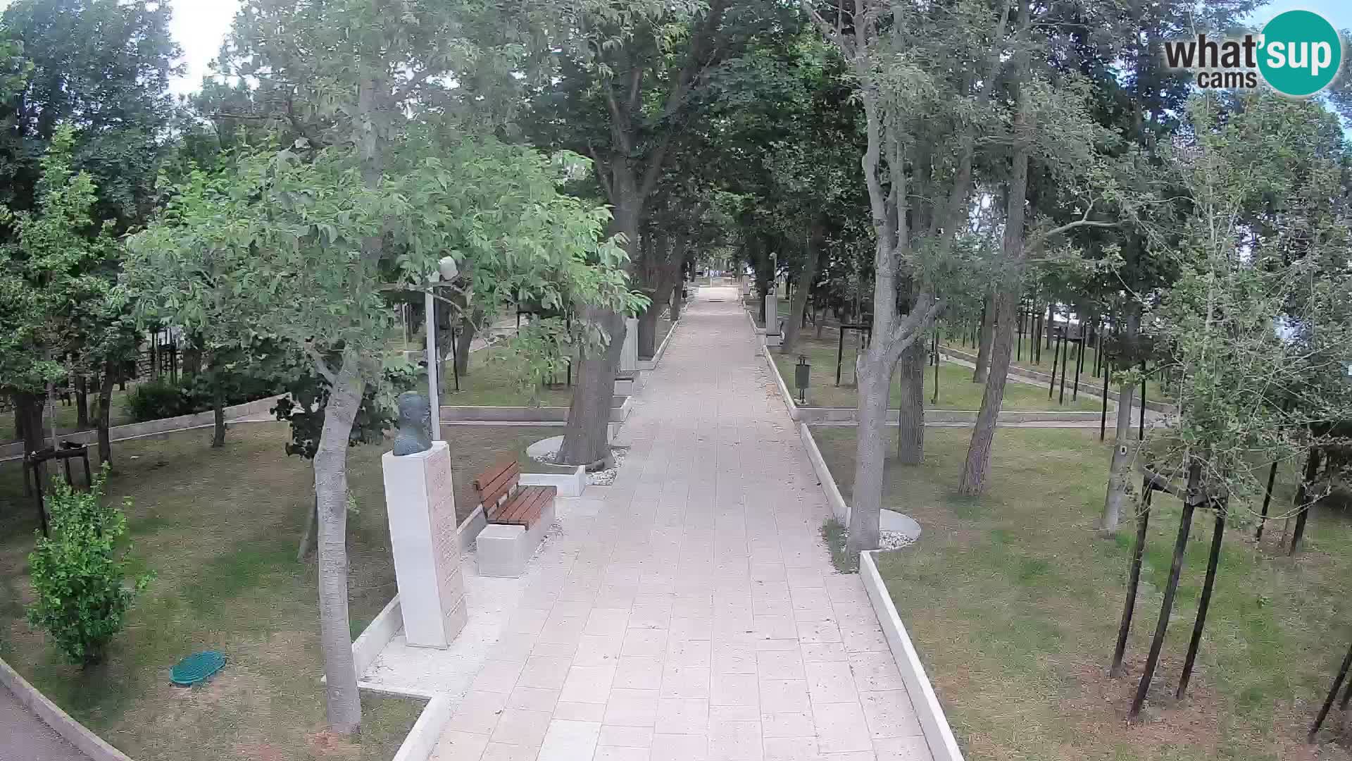 Writers’ Park Webcam Senj – Live by the Sea