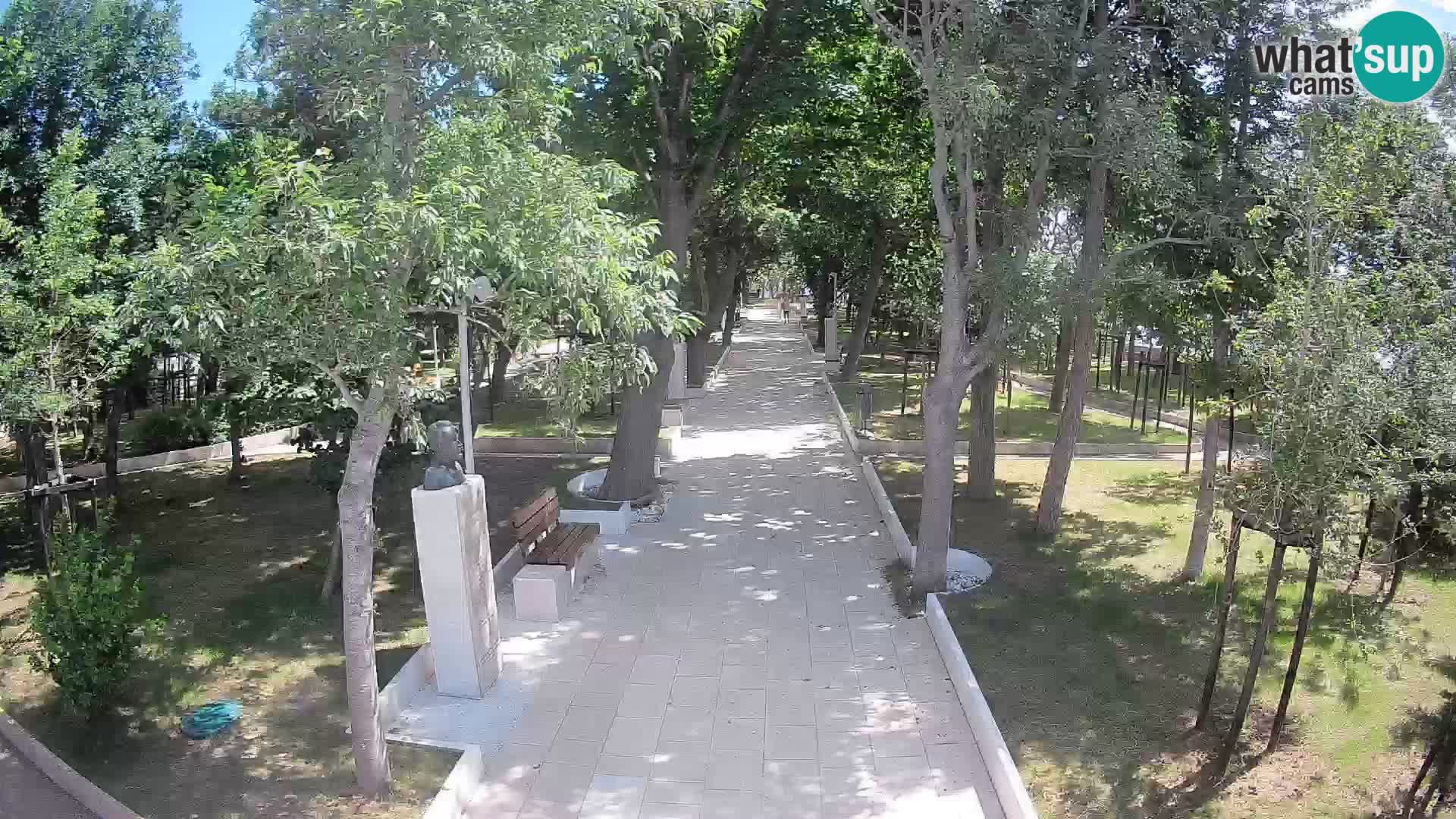 Writers’ Park Webcam Senj – Live by the Sea