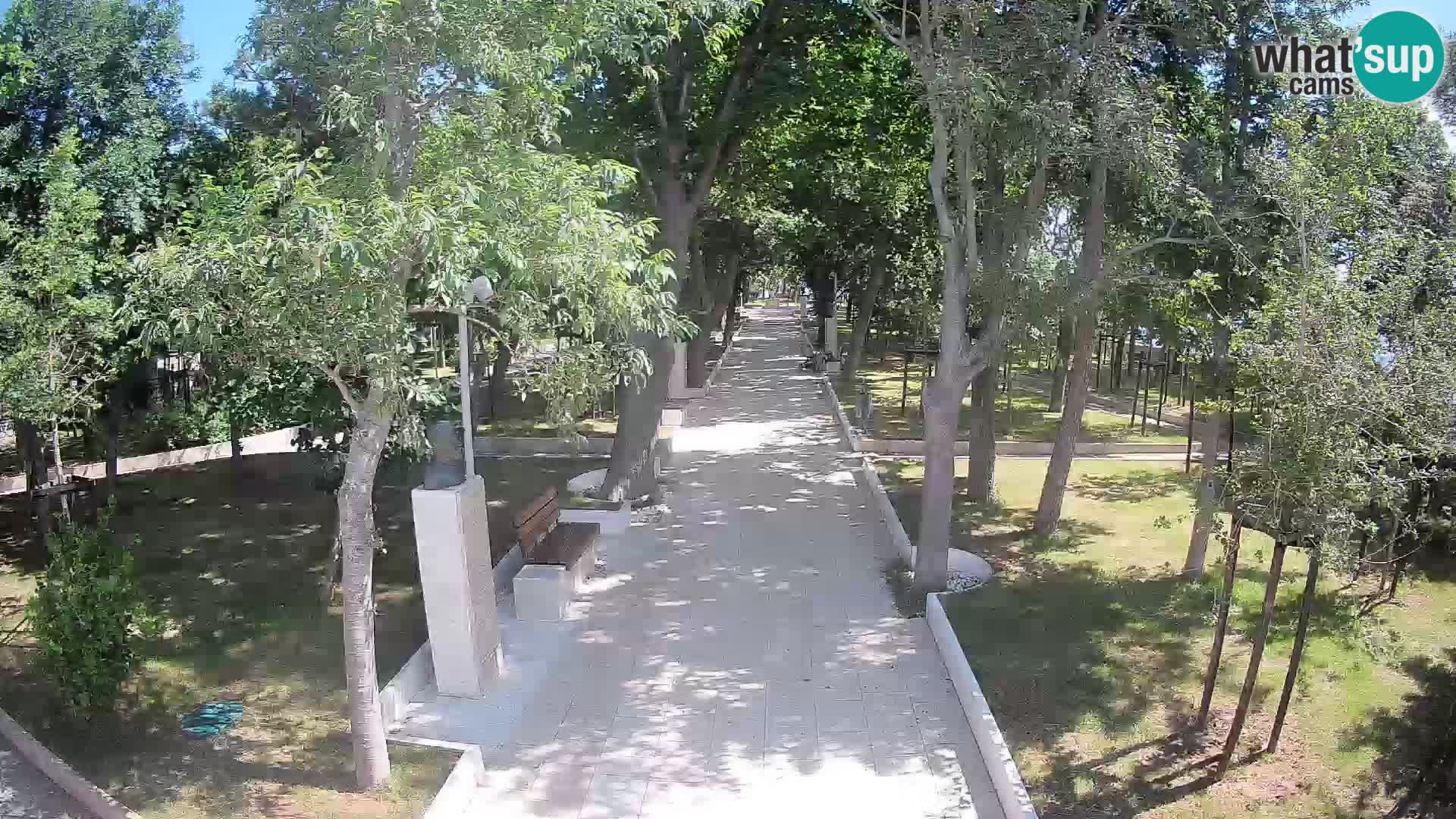 Webcam Schriftstellerpark Senj – Live am Meer