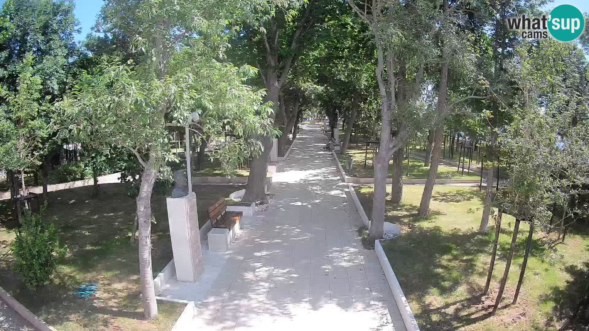 Writers’ Park Webcam Senj – Live by the Sea