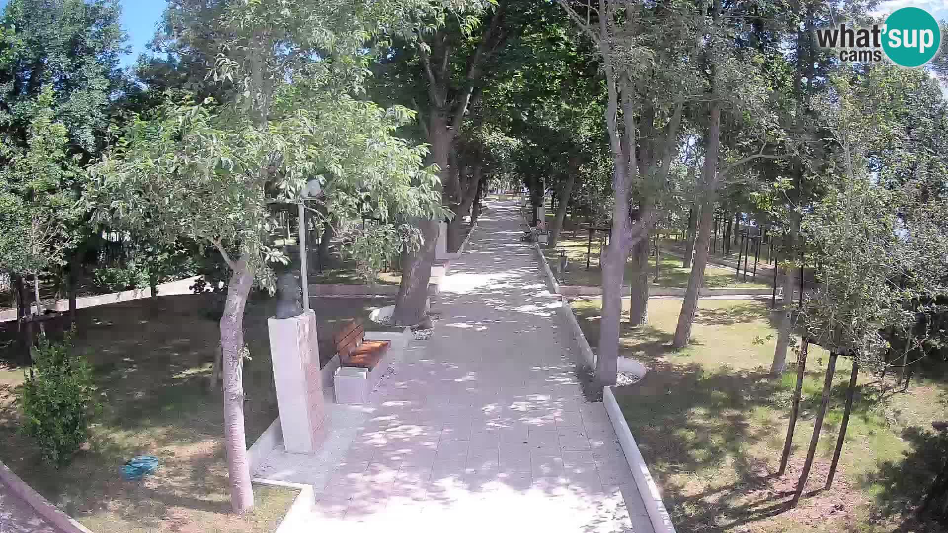 Writers’ Park Webcam Senj – Live by the Sea