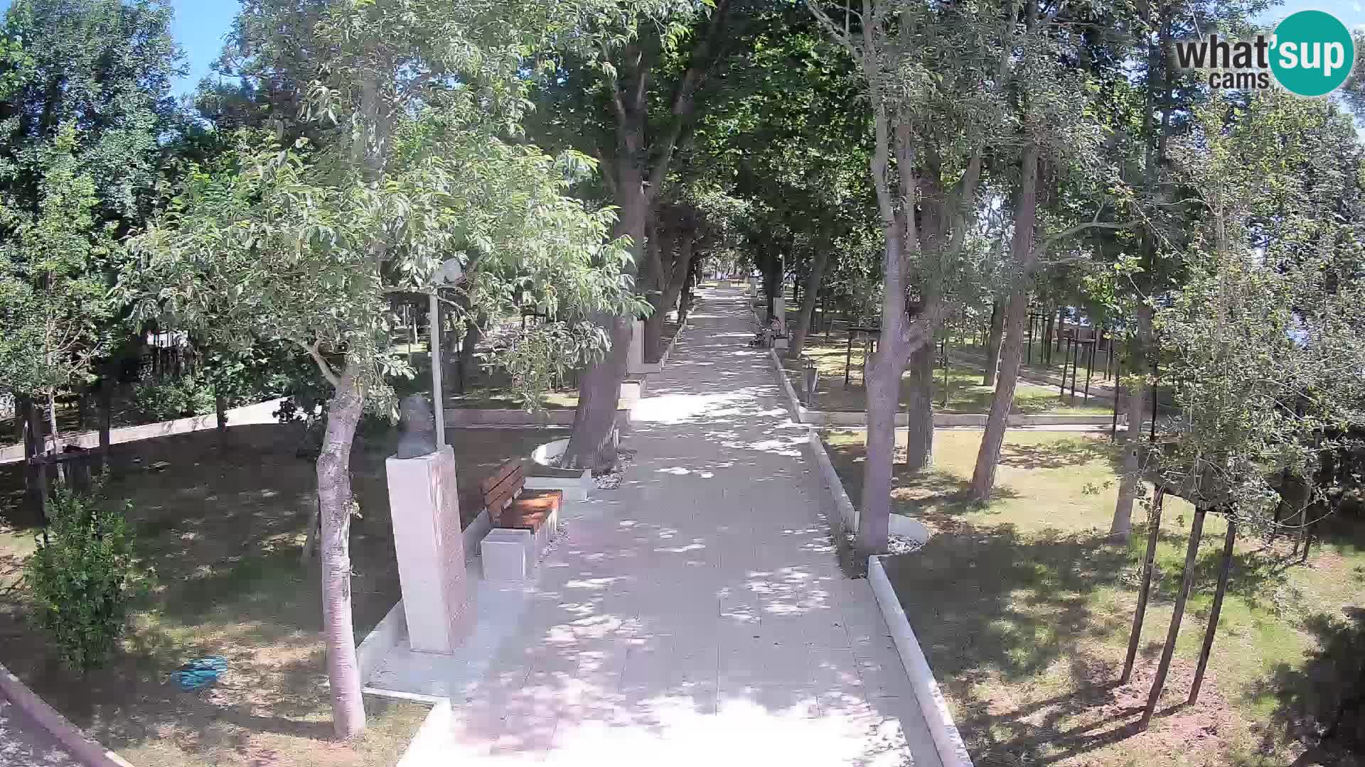 Writers’ Park Webcam Senj – Live by the Sea