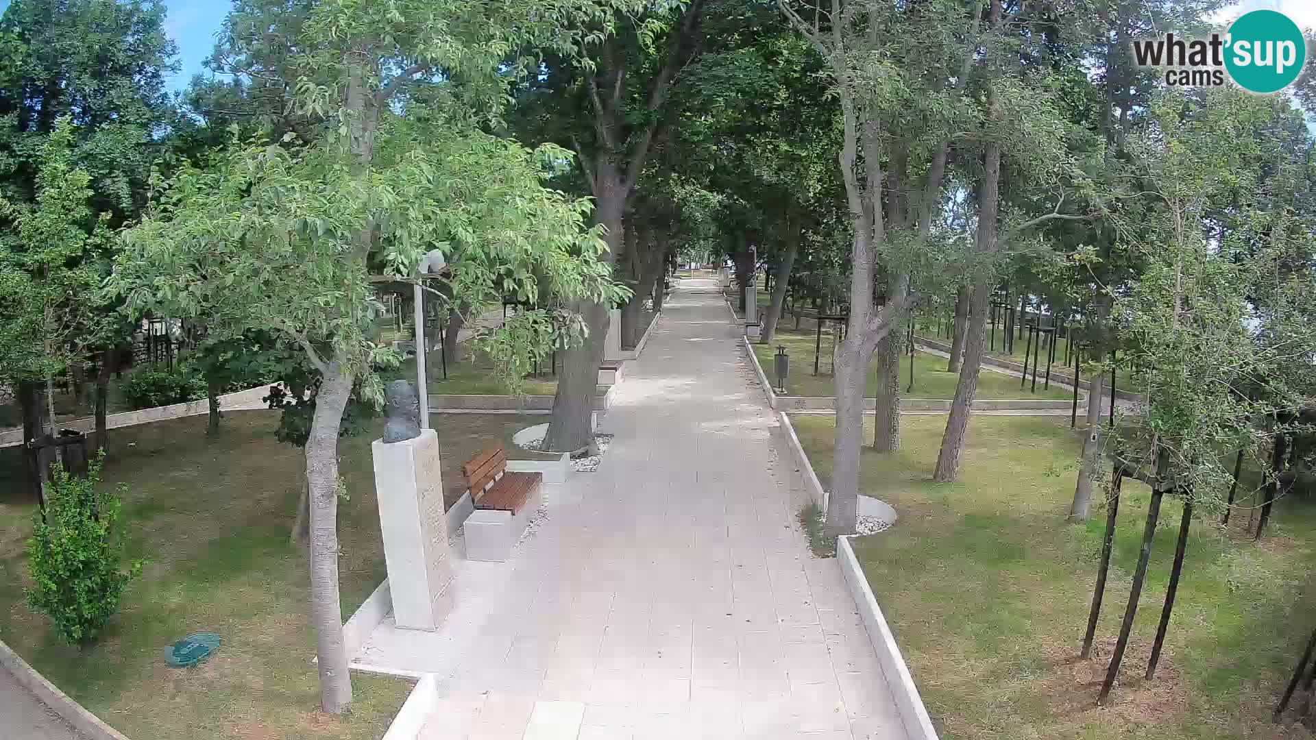 Writers’ Park Webcam Senj – Live by the Sea
