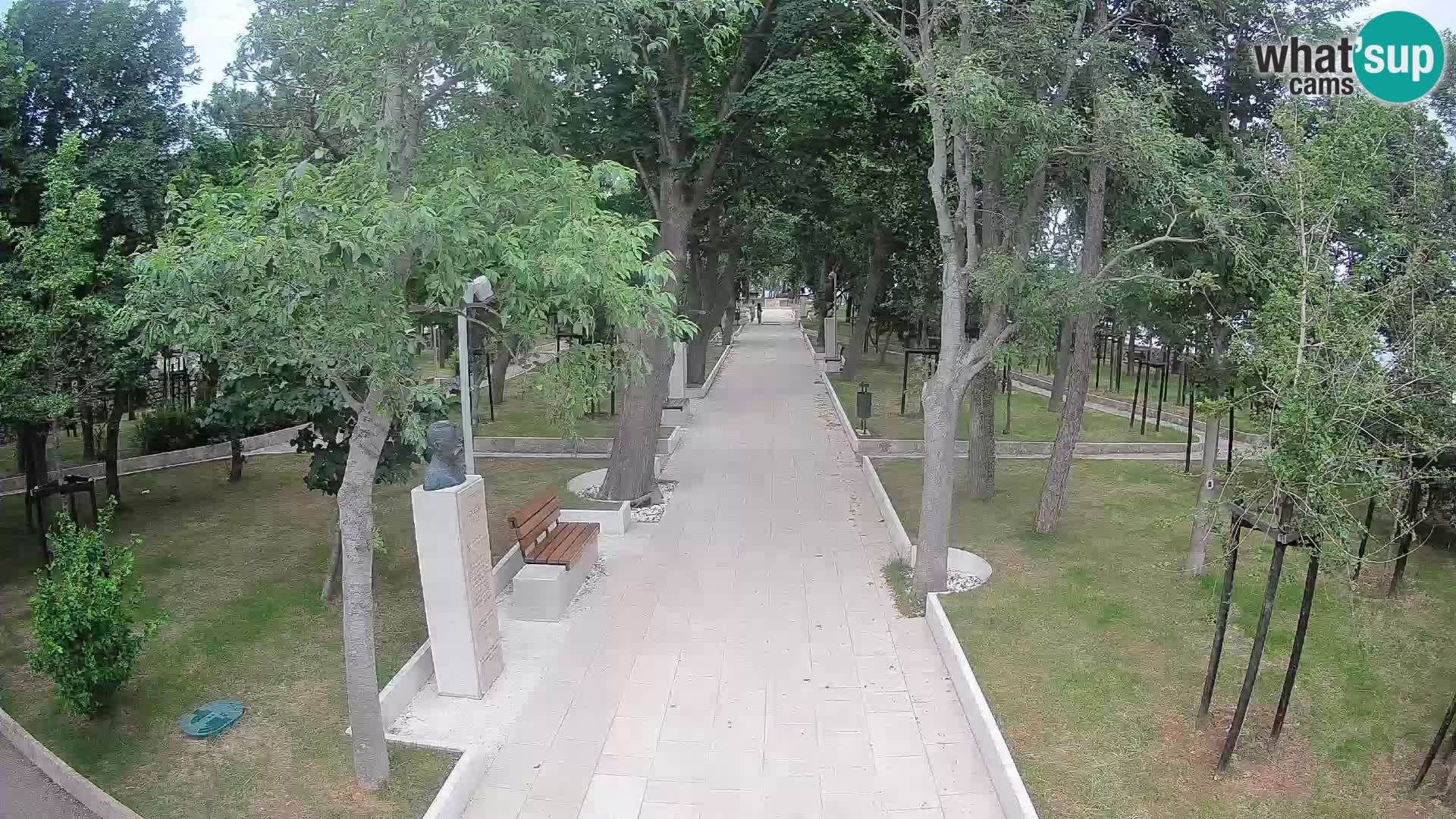 Writers’ Park Webcam Senj – Live by the Sea