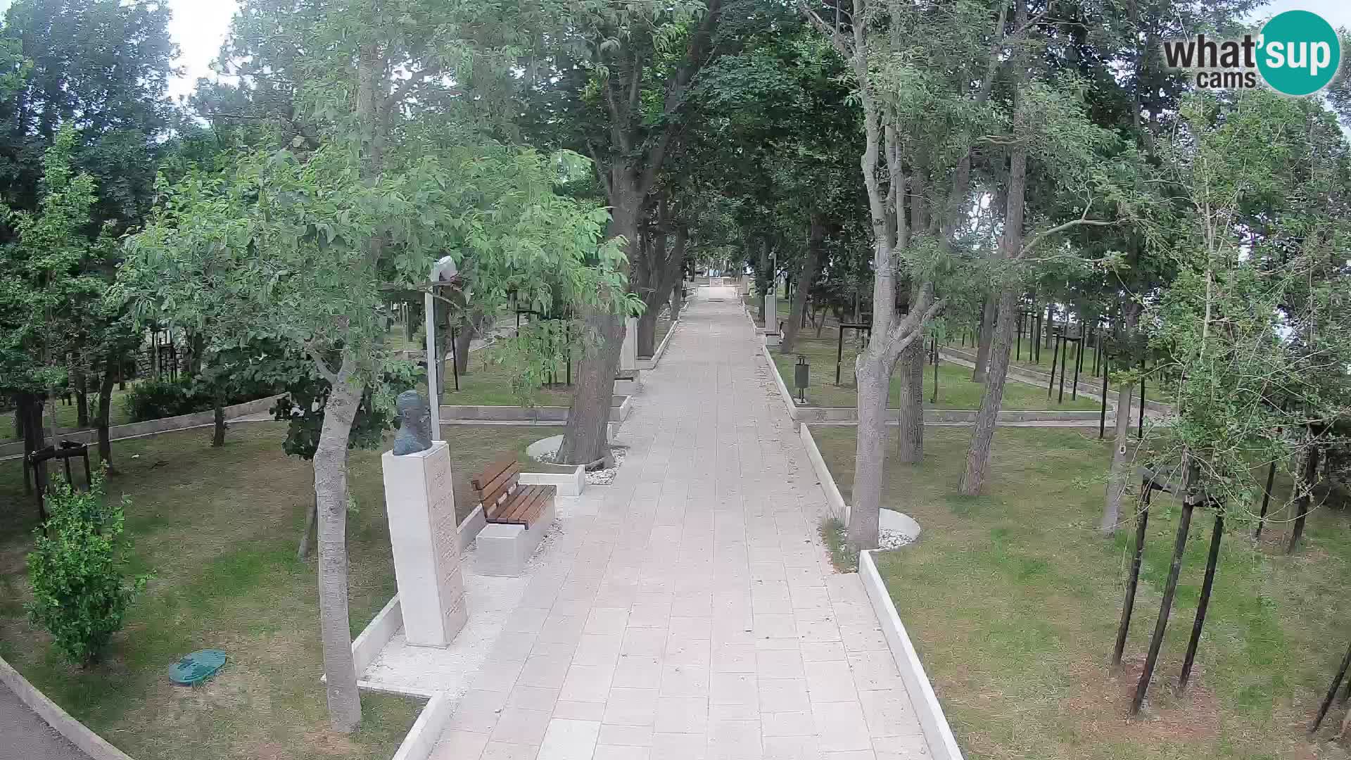 Writers’ Park Webcam Senj – Live by the Sea