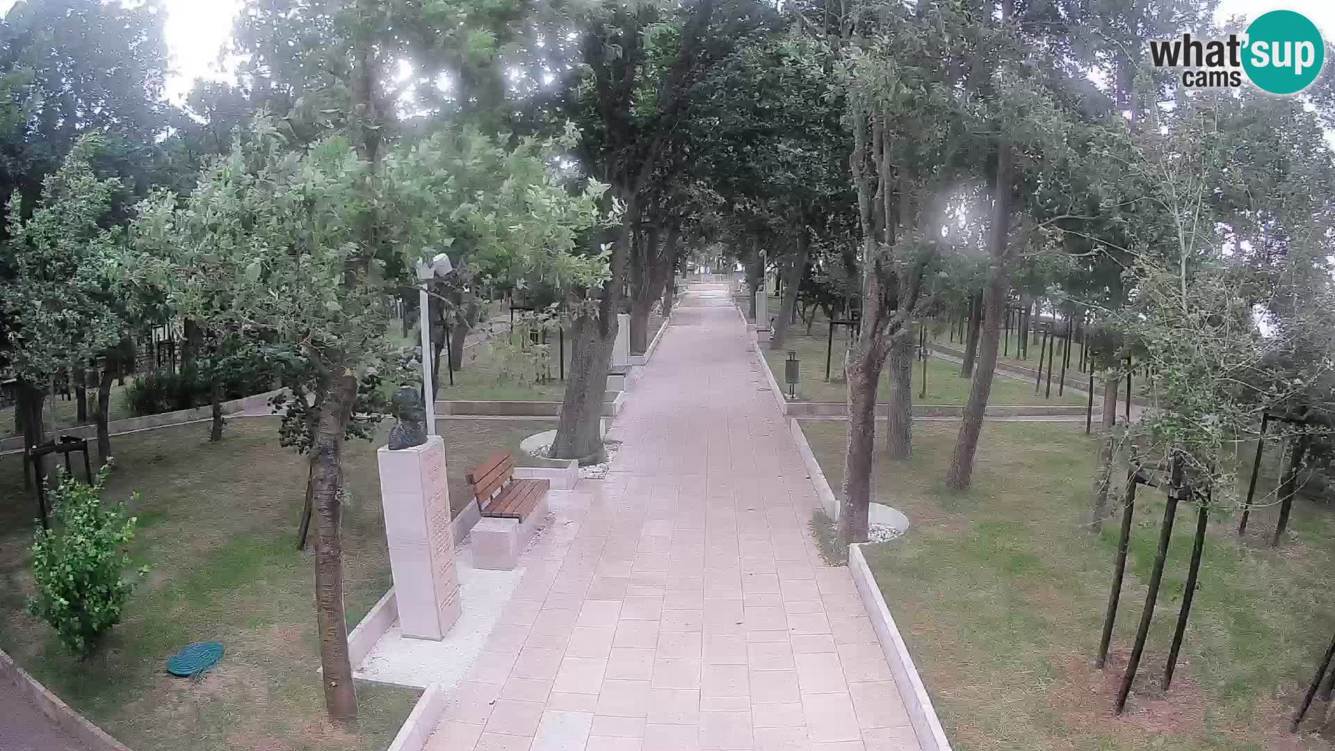 Writers’ Park Webcam Senj – Live by the Sea