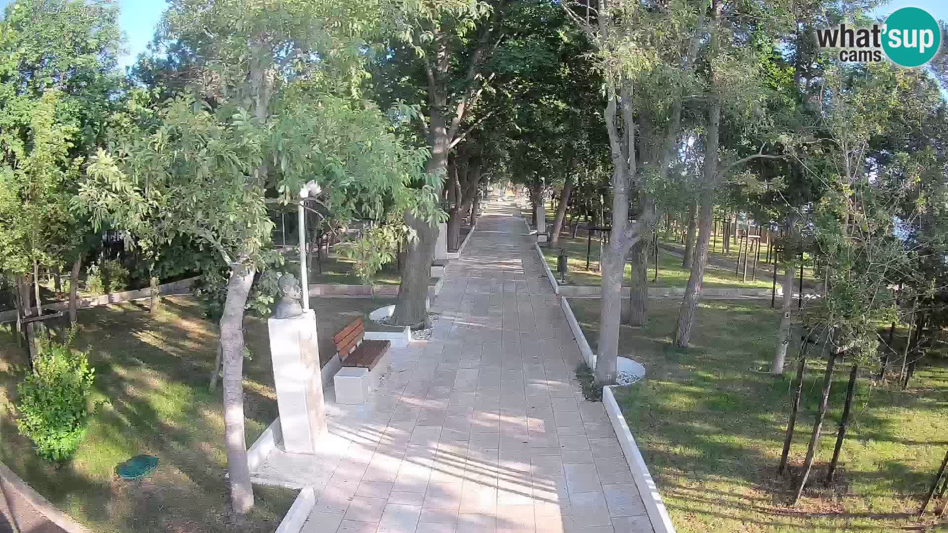 Writers’ Park Webcam Senj – Live by the Sea