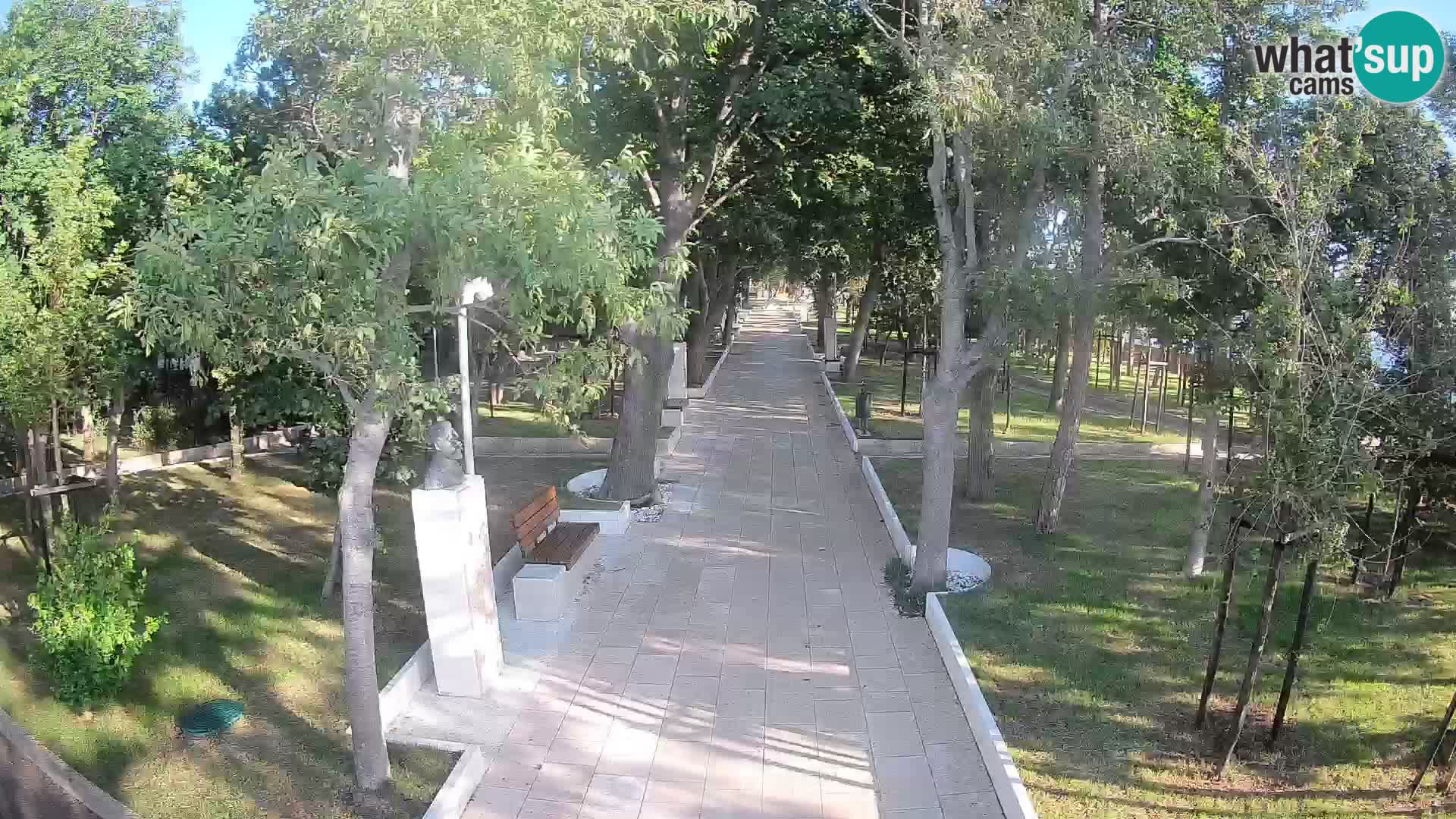 Writers’ Park Webcam Senj – Live by the Sea