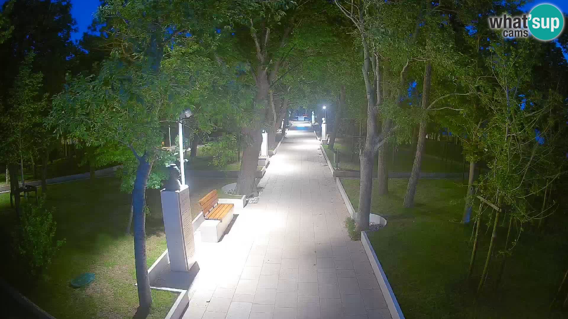 Writers’ Park Webcam Senj – Live by the Sea