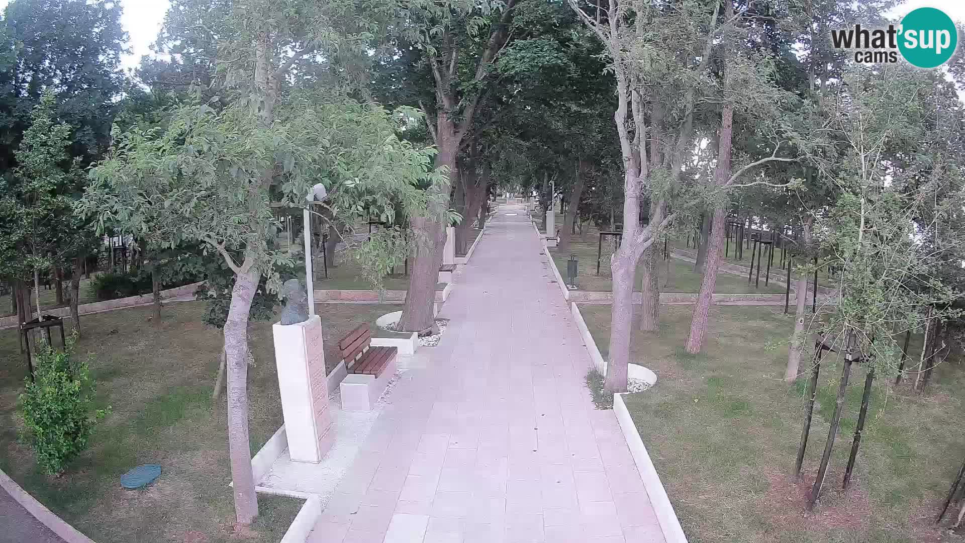 Writers’ Park Webcam Senj – Live by the Sea