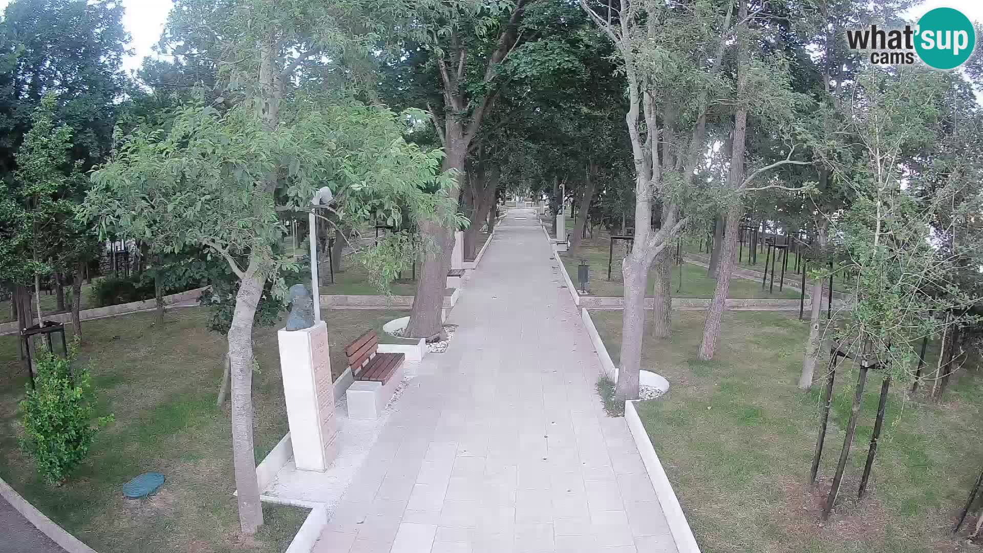 Writers’ Park Webcam Senj – Live by the Sea