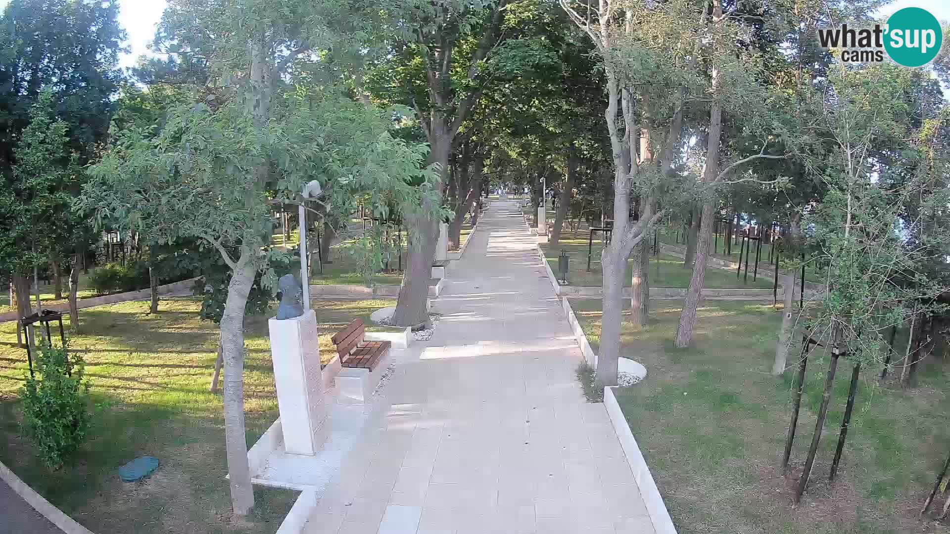 Webcam Schriftstellerpark Senj – Live am Meer