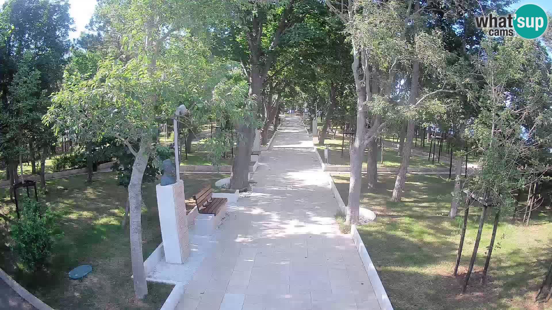 Writers’ Park Webcam Senj – Live by the Sea
