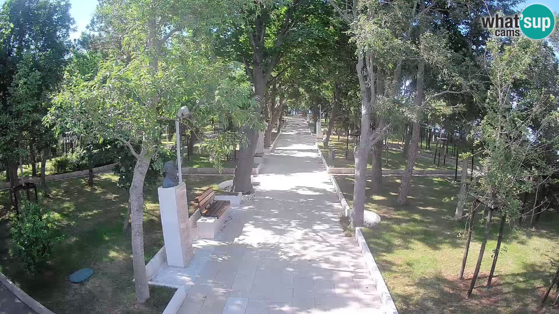 Writers’ Park Webcam Senj – Live by the Sea