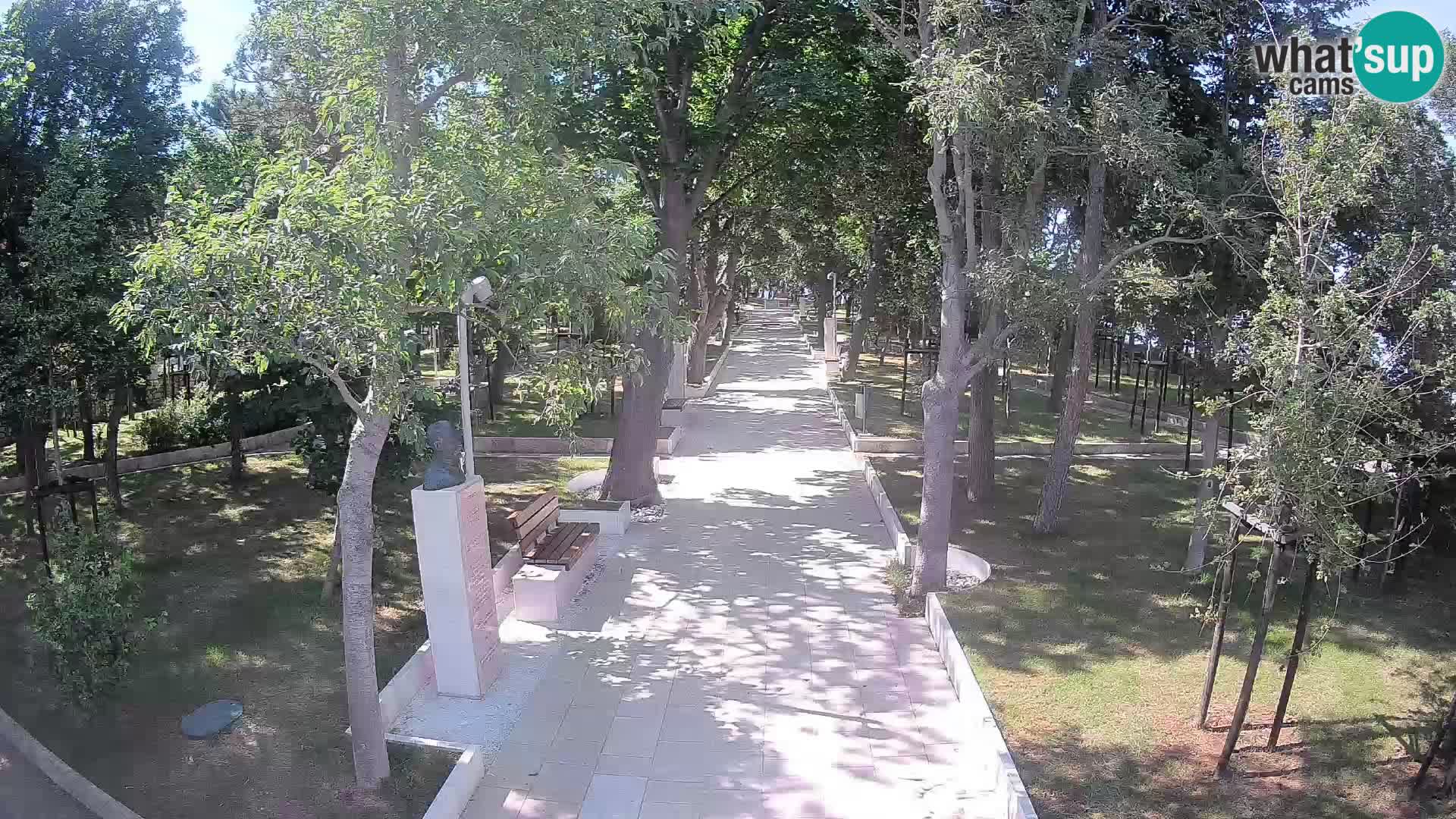 Writers’ Park Webcam Senj – Live by the Sea
