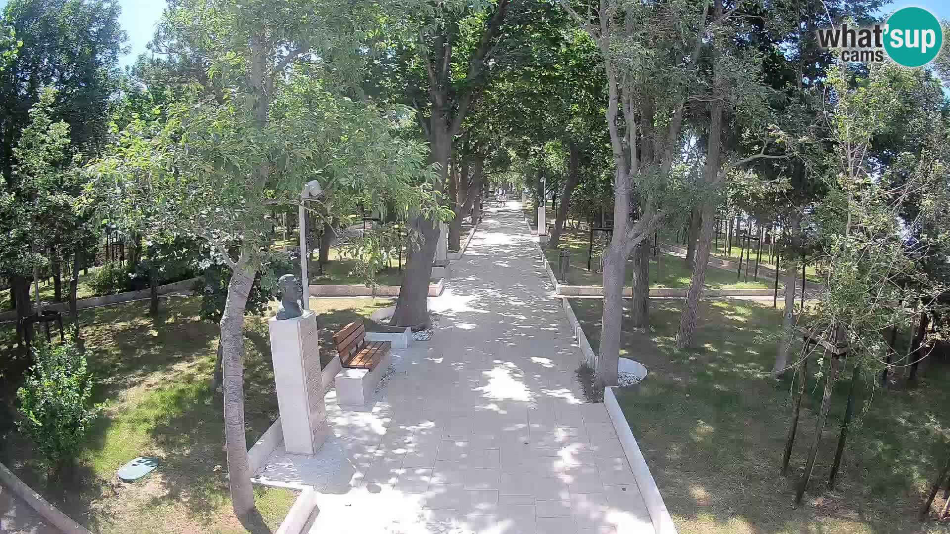 Writers’ Park Webcam Senj – Live by the Sea