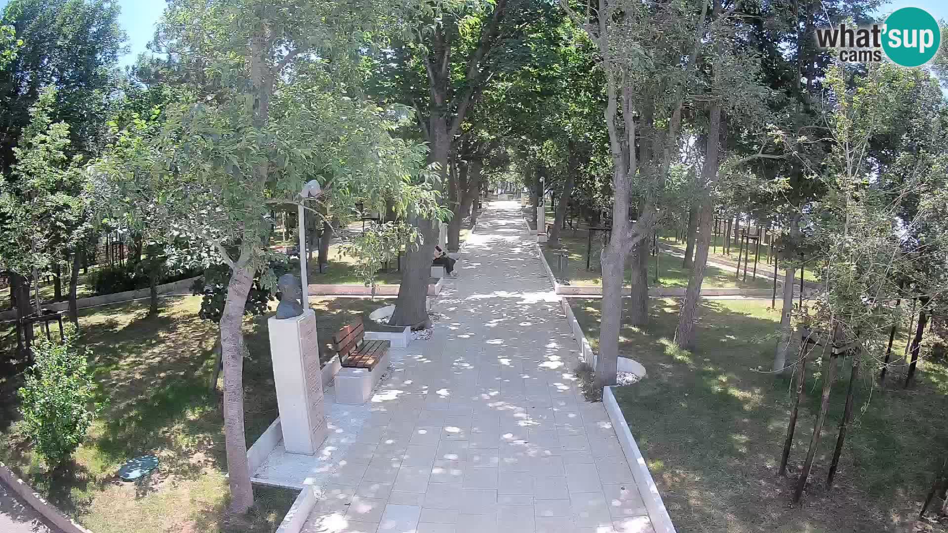 Writers’ Park Webcam Senj – Live by the Sea