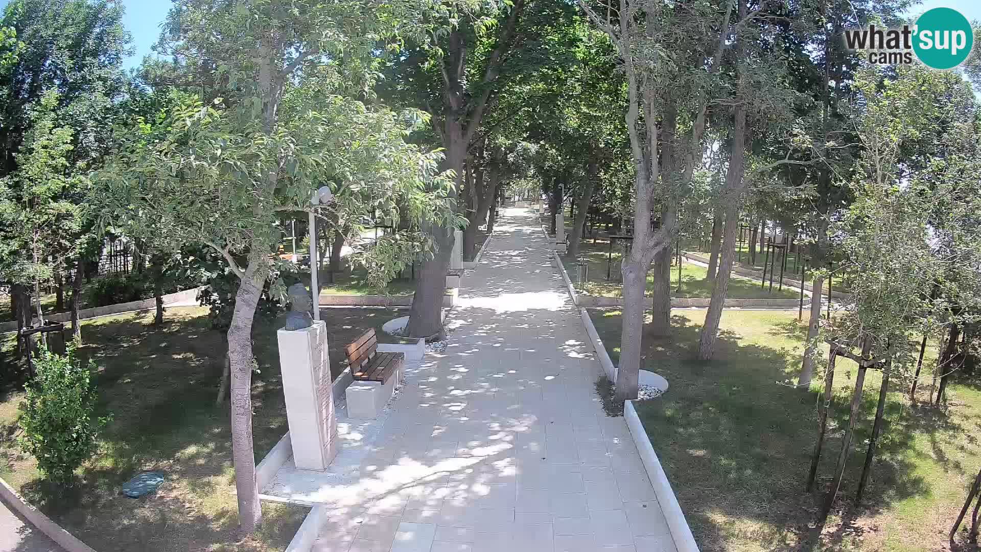 Writers’ Park Webcam Senj – Live by the Sea