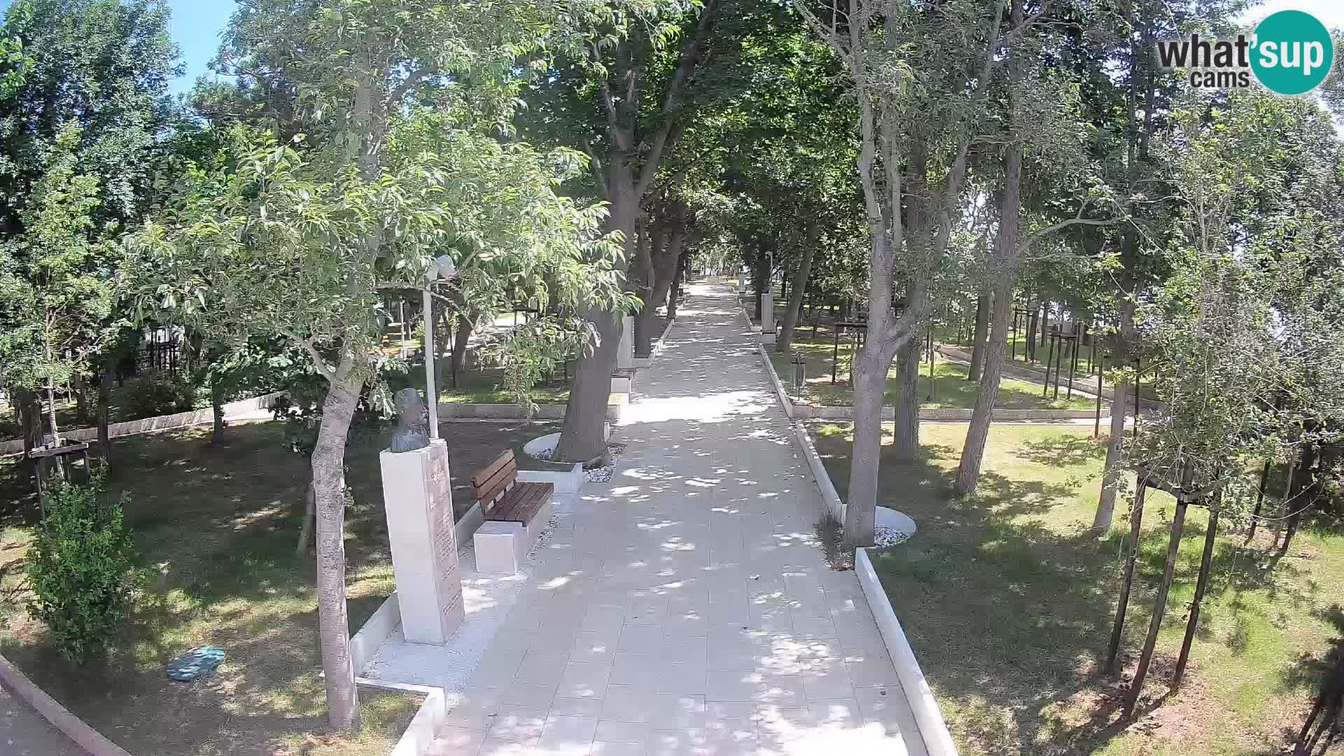 Writers’ Park Webcam Senj – Live by the Sea