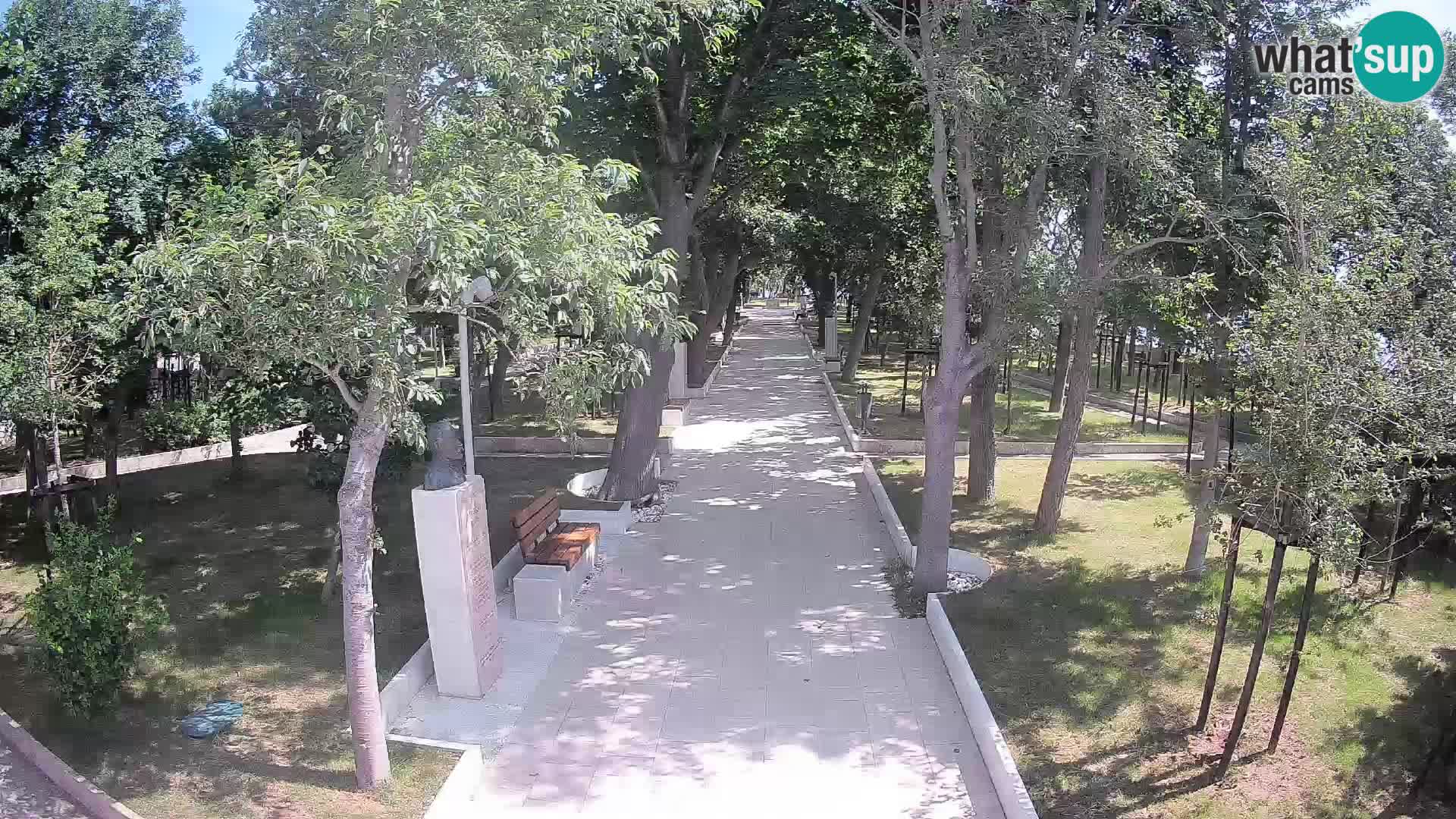Writers’ Park Webcam Senj – Live by the Sea