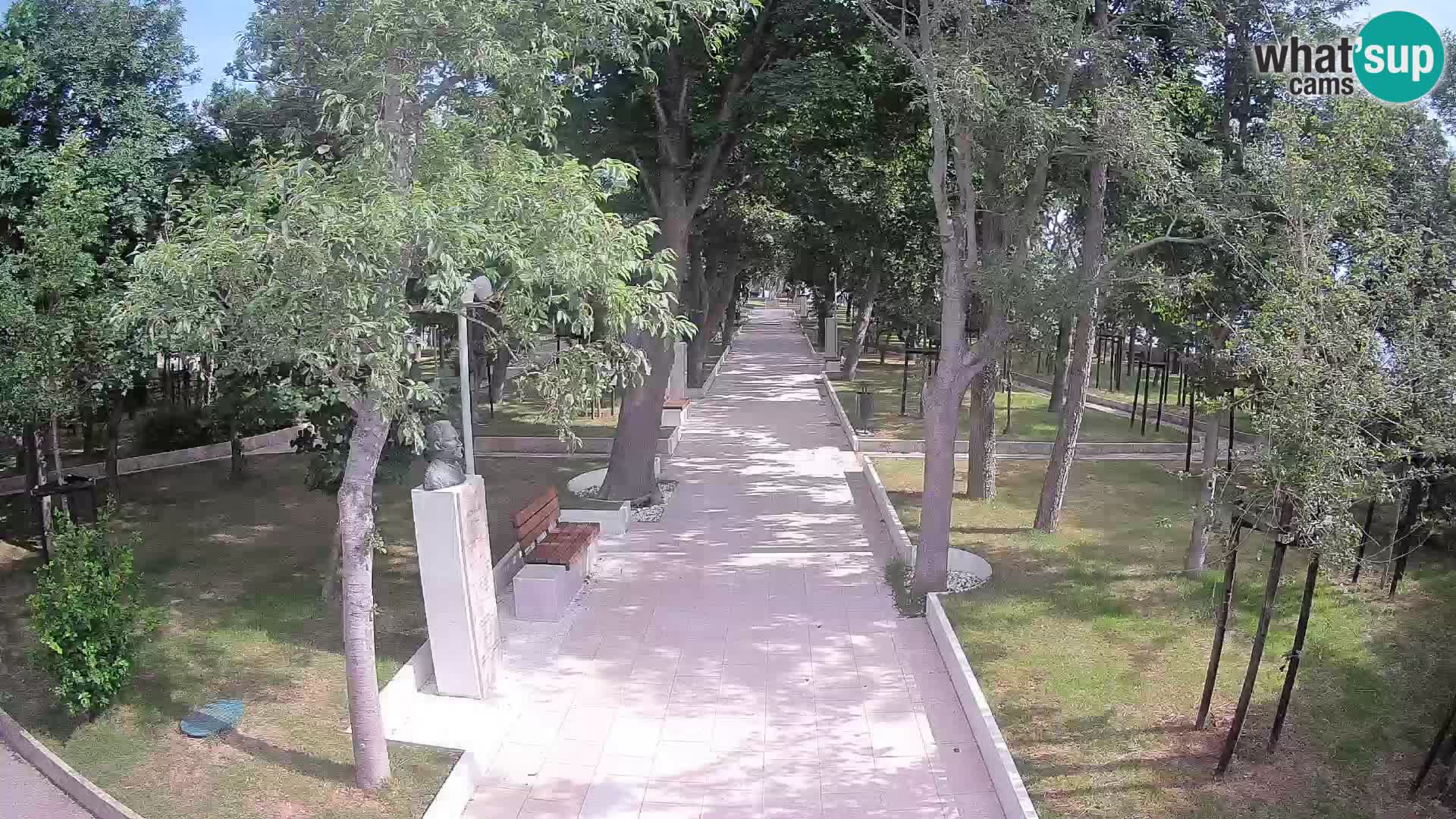 Writers’ Park Webcam Senj – Live by the Sea