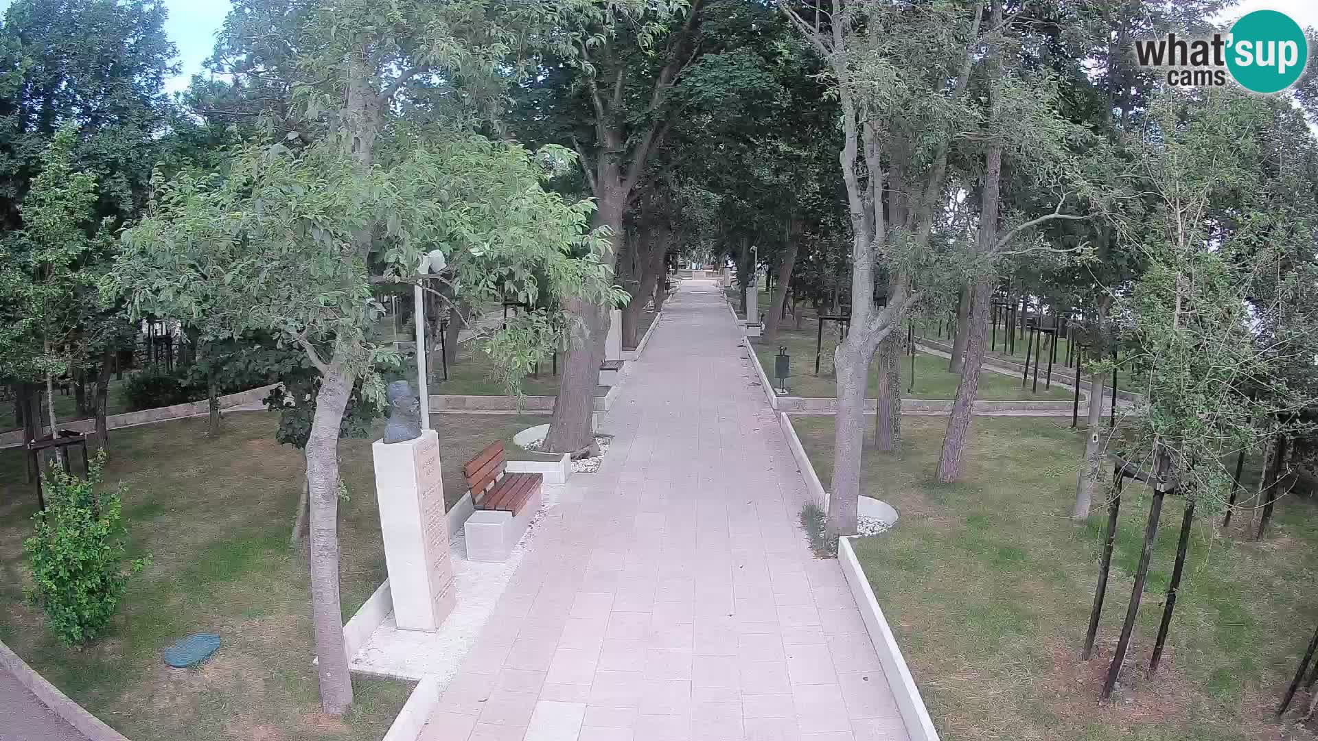 Writers’ Park Webcam Senj – Live by the Sea