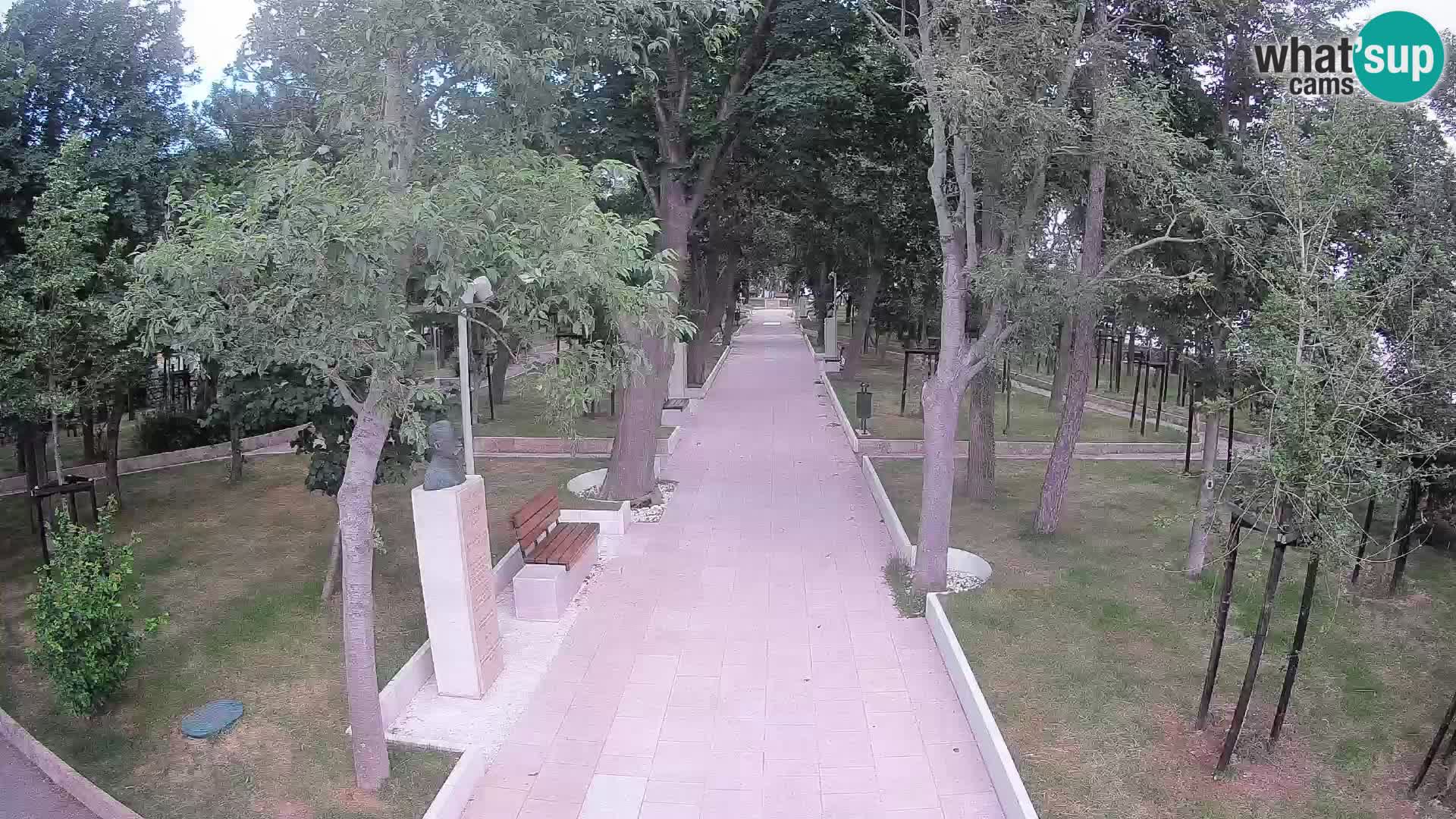 Writers’ Park Webcam Senj – Live by the Sea